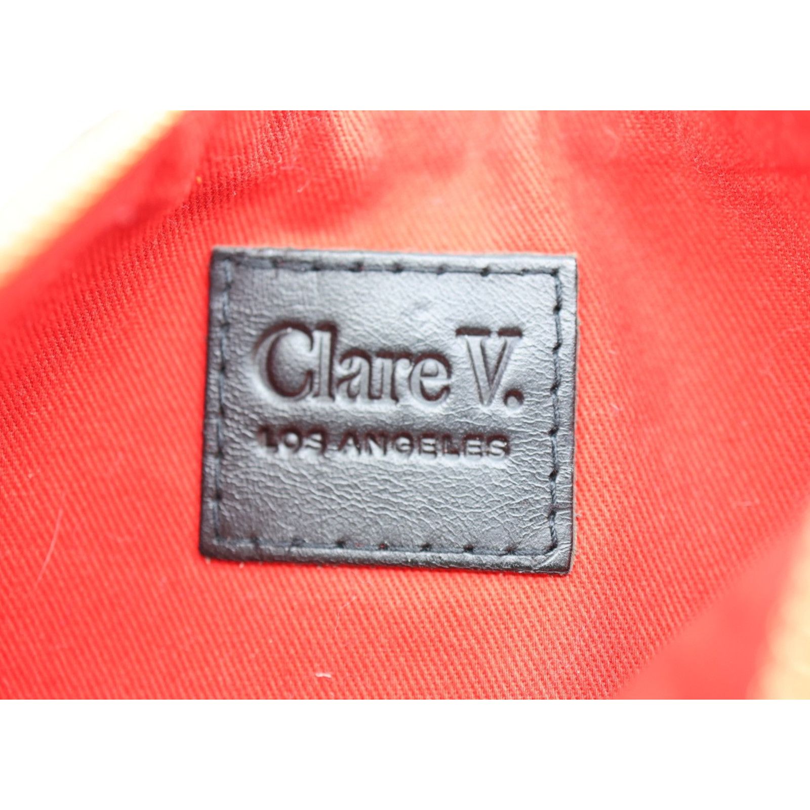 Clare V. NWoT CLARE V. Black Suede Star Print Zip Clutch Bag $275 Size ONE SIZE - 4 Thumbnail