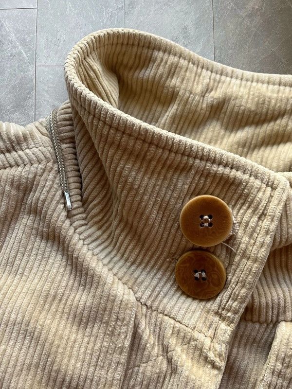 Burberry Thomas Burberry Plaid Lining Coat Corduroy Size M Beige Size US M / EU 48-50 / 2 - 15 Thumbnail