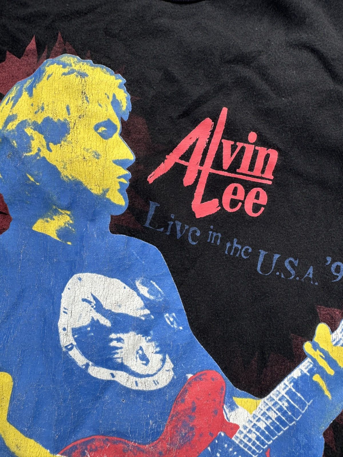 Band Tees Rare Vtg Alvin Lee Tour shirt Size US XL / EU 56 / 4 - 3 Thumbnail