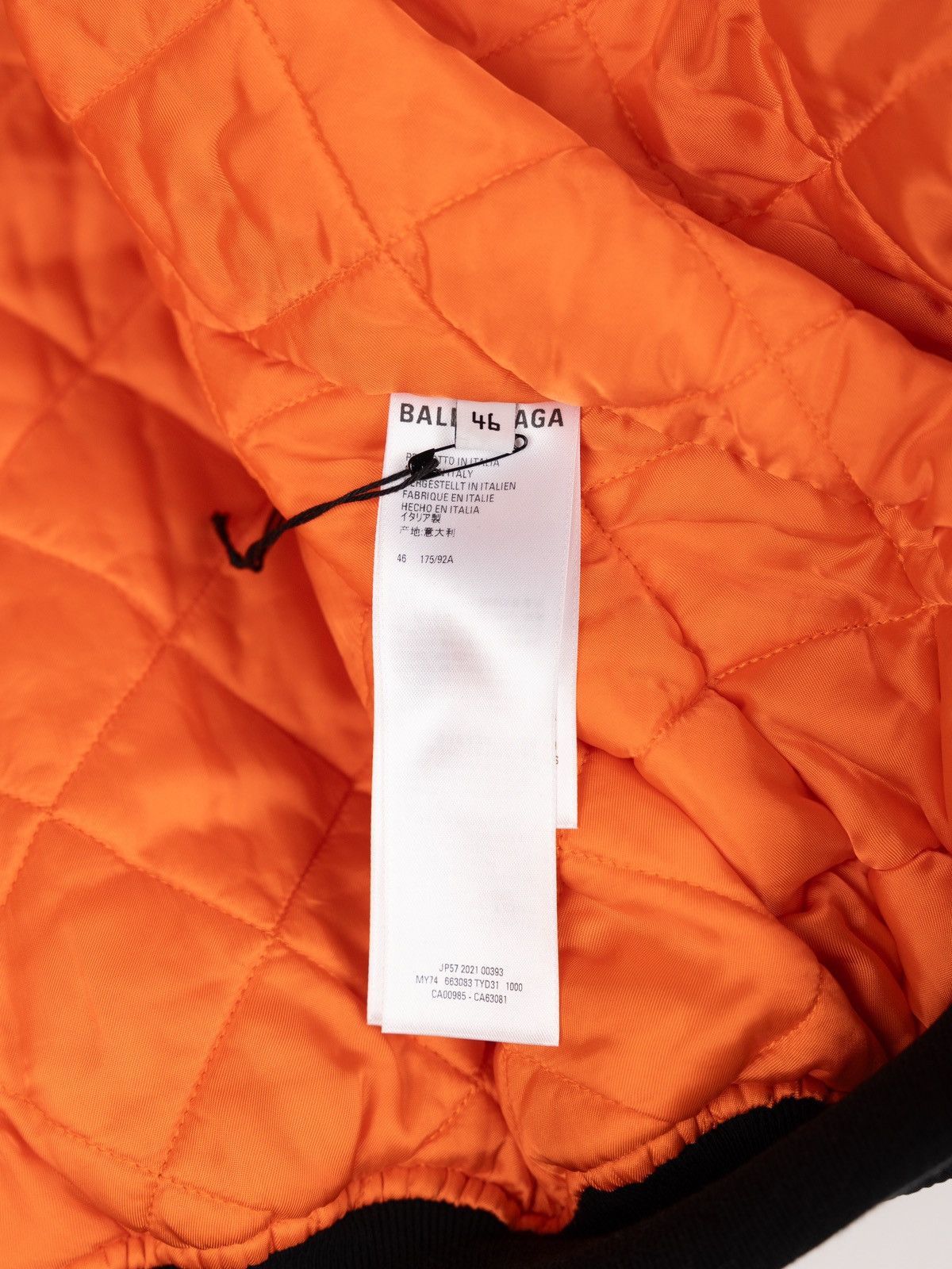 Balenciaga Balenciaga NASA Patch Bomber Jacket Size US S / EU 44-46 / 1 - 4 Thumbnail