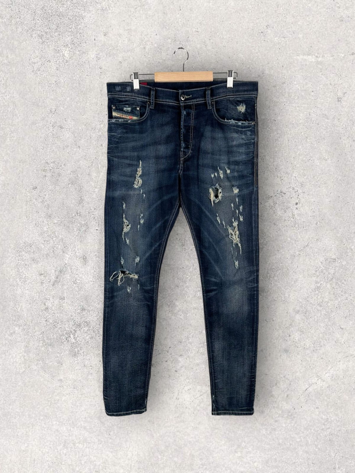 Diesel Diesel Tepphar Avant Garde Denim Jeans Size US 34 / EU 50 - 1 Thumbnail
