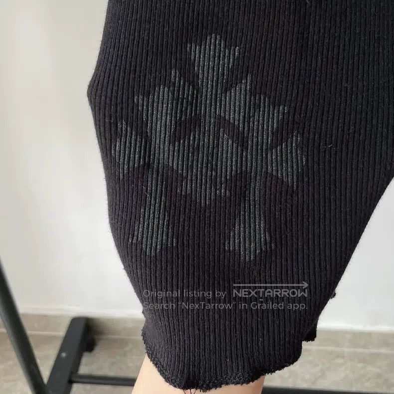 Chrome Hearts CHROME HEARTS Size M Black full printed cross stripes three Size M / US 6-8 / IT 42-44 - 4 Thumbnail