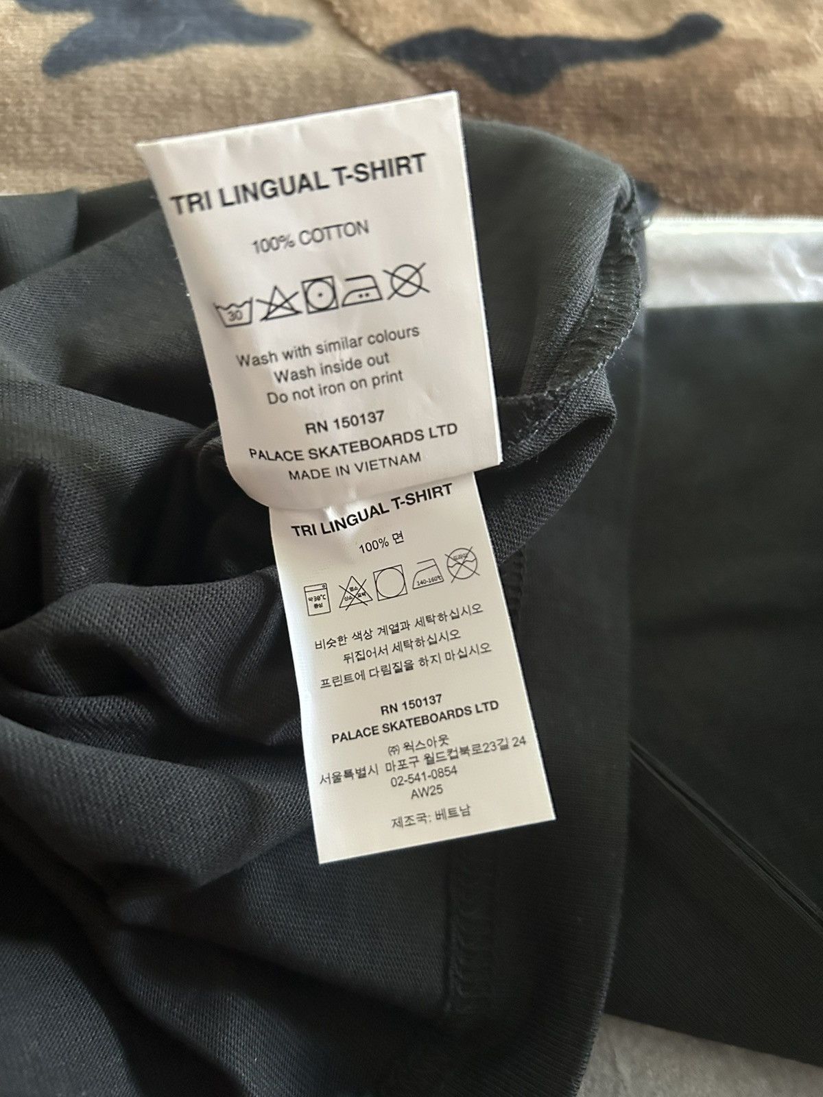 Palace Palace Tri Lingual Tri Ferg T-Shirt Black XL FW25 Size US XL / EU 56 / 4 - 11 Thumbnail