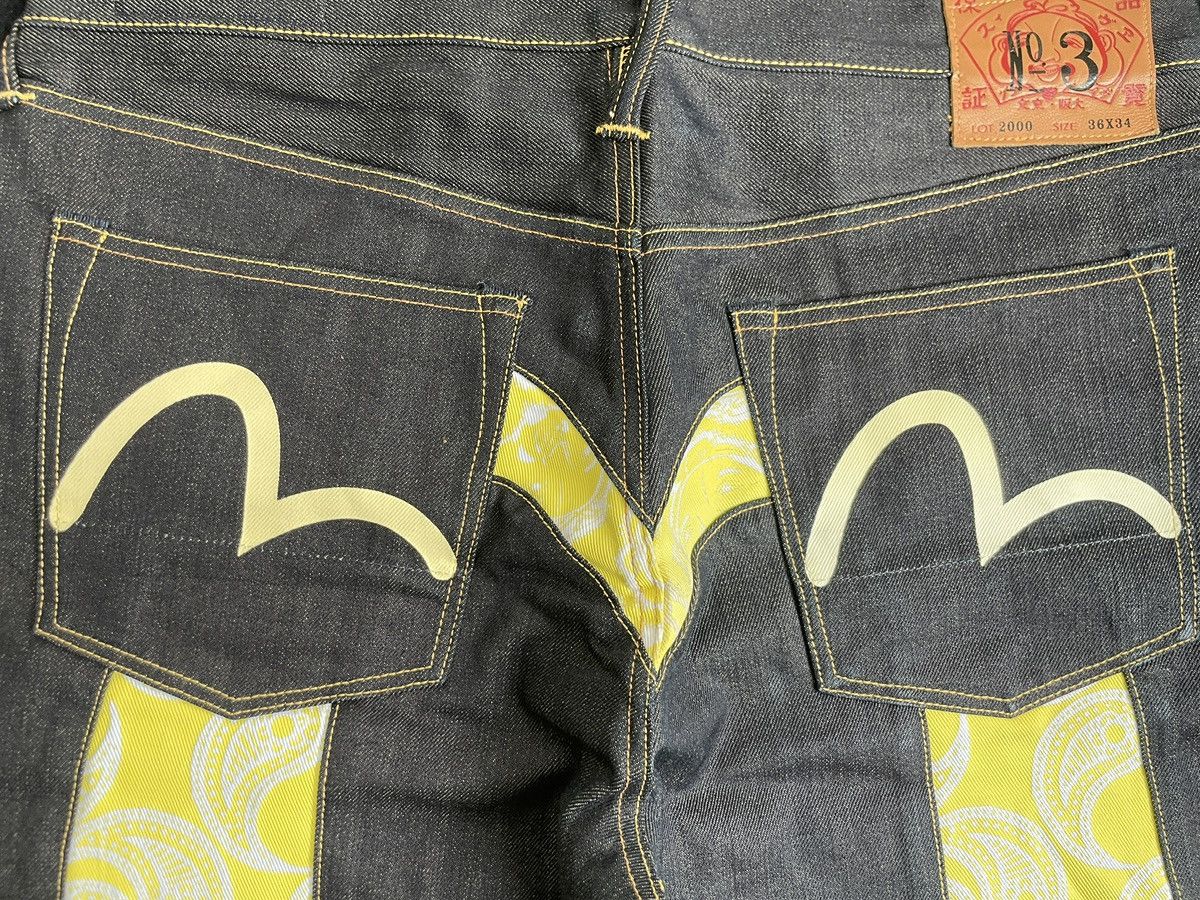 Evisu × Japanese Brand EVISU insect daicock style denim jeans！size：36x34 Size US 36 / EU 52 - 6 Thumbnail