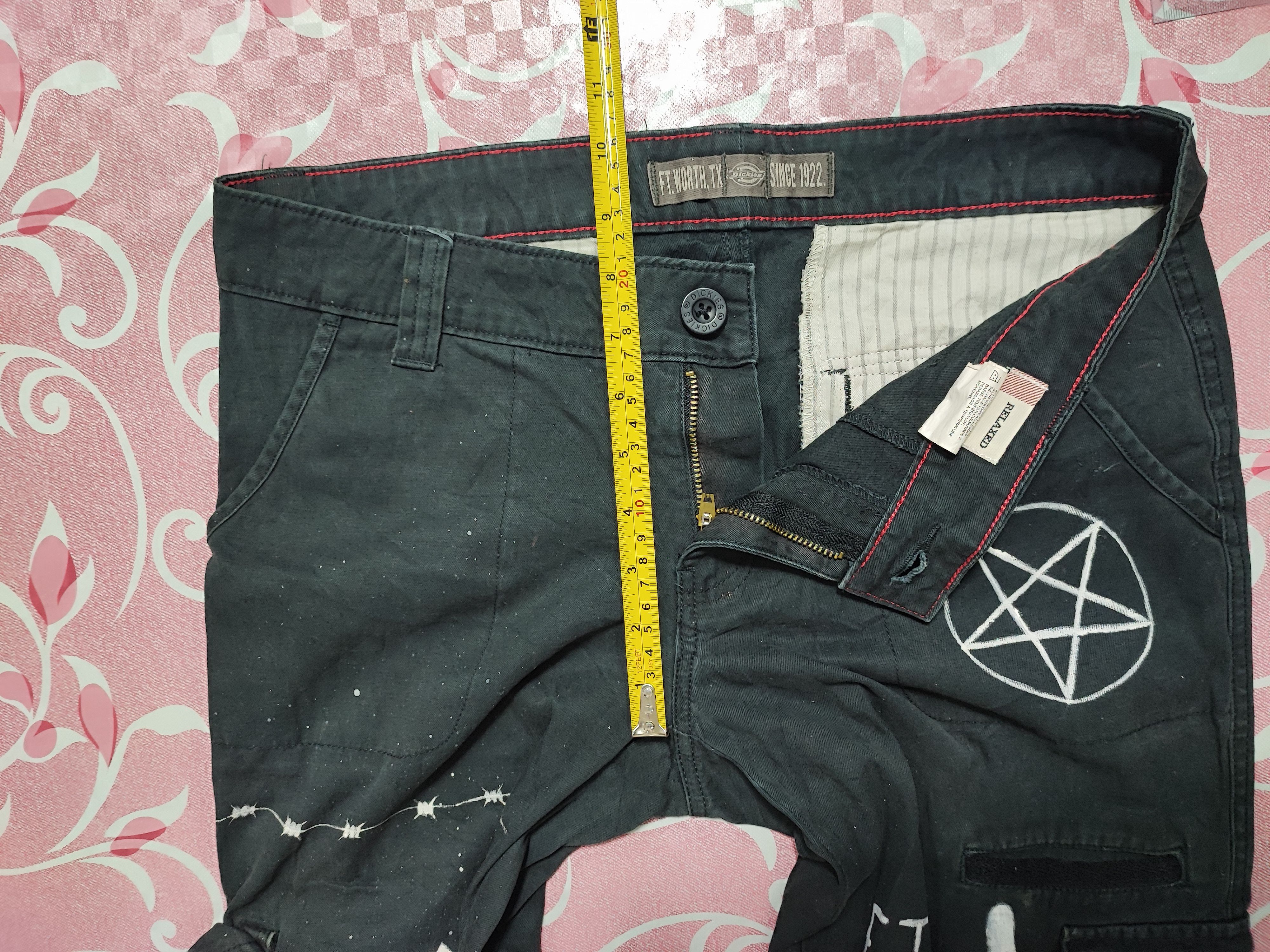 Dickies Cargo Cotton Hand Painted Art Punk Dickes Size US 32 / EU 48 - 9 Thumbnail