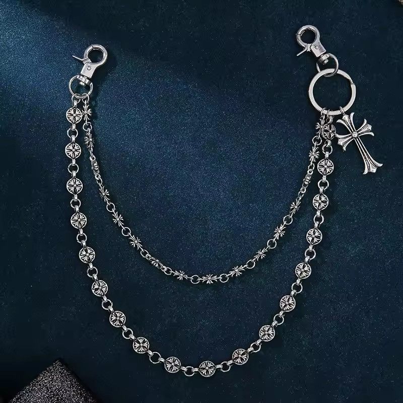 Jewelry Punk Rock Metal Pants Waist Chain Size ONE SIZE - 1 Thumbnail