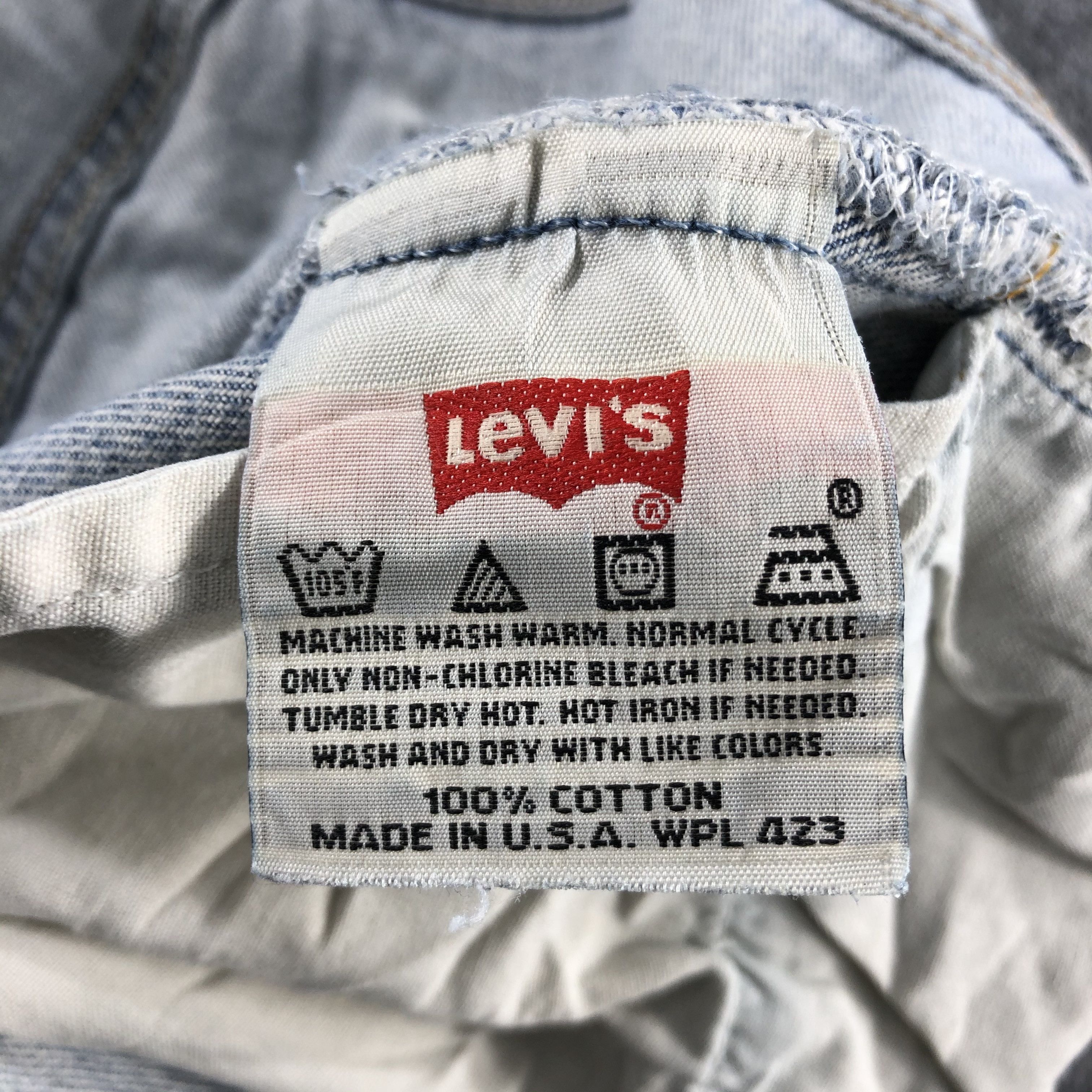 Levi's 90s Vintage Levis 501 Jeans-J2449 Size US 37 - 14 Thumbnail
