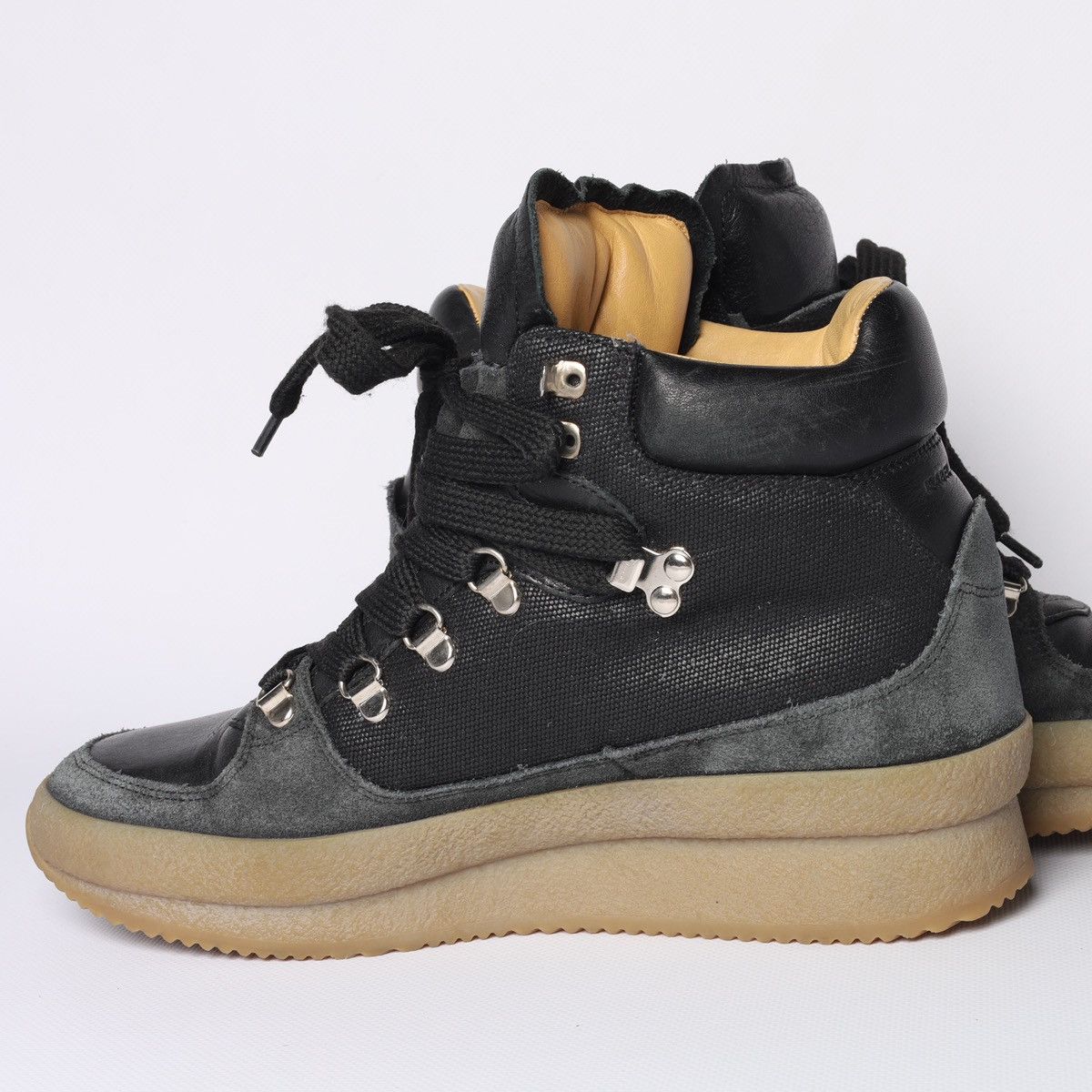 Isabel Marant × Isabel Marant Etoile Isabel Marant Leather Suede Brent Hiking Boots Winter Shoes Size US 9 / IT 39 - 6 Thumbnail