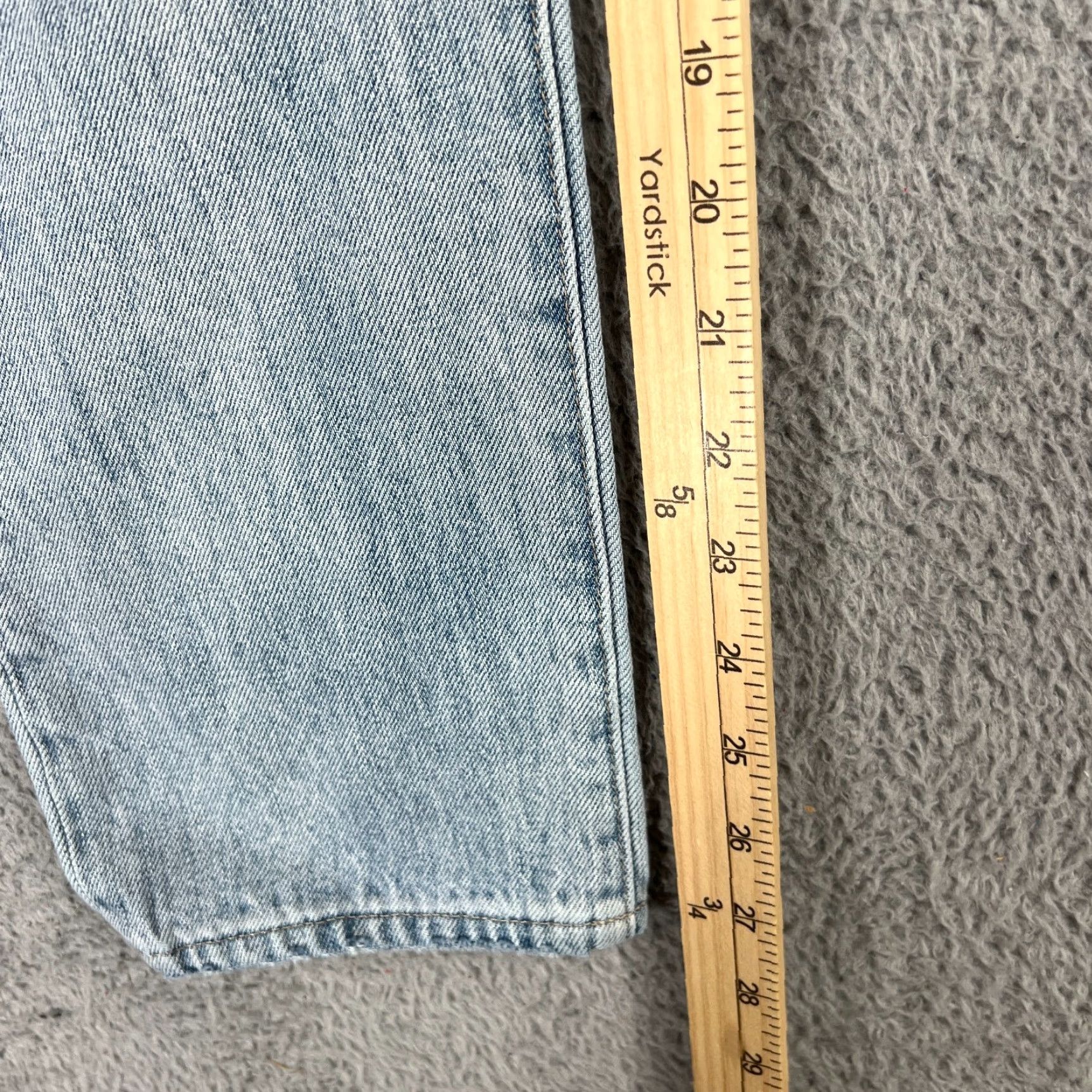 Madewell Madewell Jeans Womens 26 Light Wash 90s Bohemian Straight Denim Blue Spring Fall Summer Winter Mens? Size 26" / US 2 / IT 38 - 3 Thumbnail