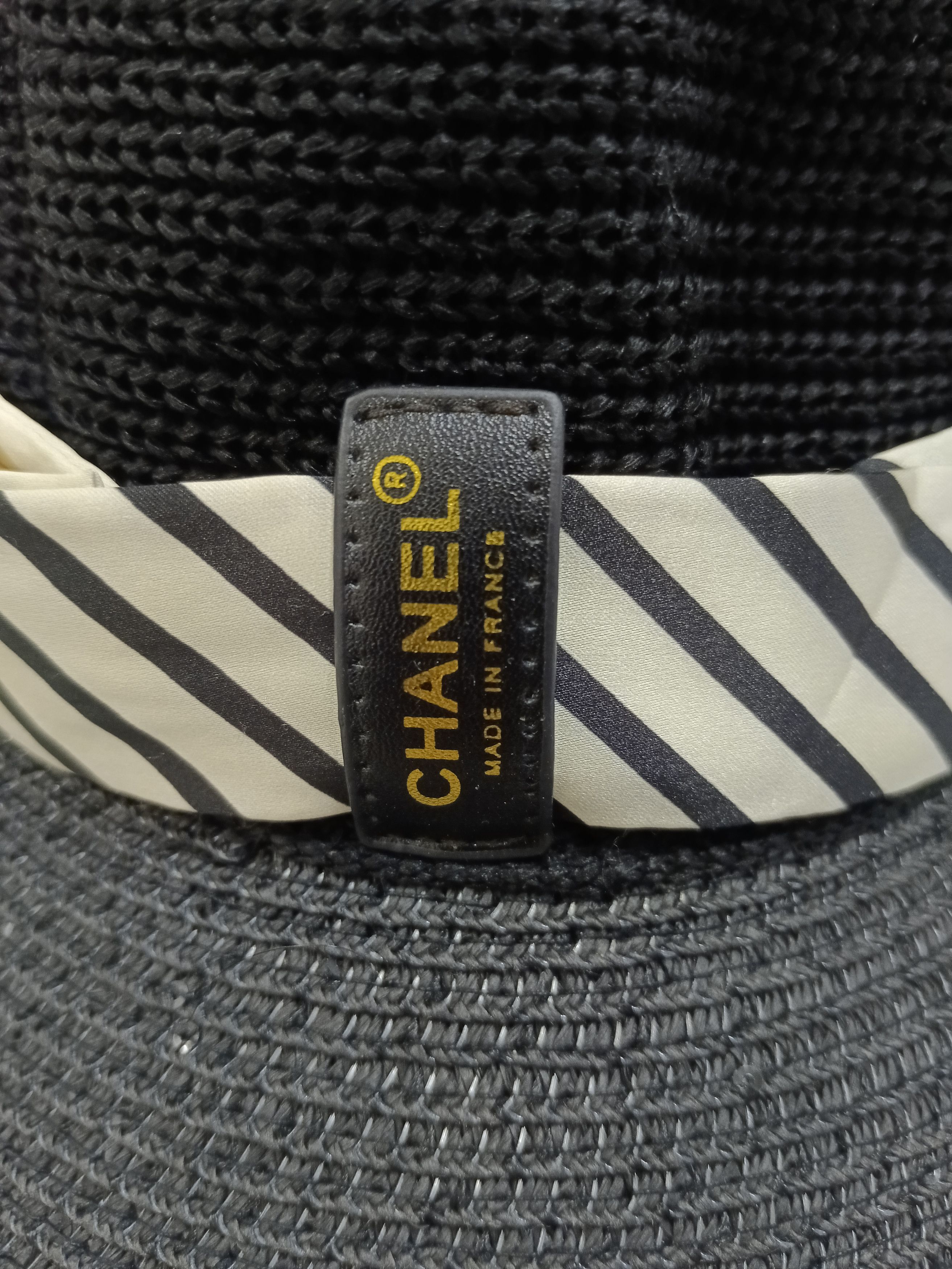 Chanel Chanel Authentic Wide-Brim Straw Hat(SIZE 56cm) Size ONE SIZE - 7 Thumbnail