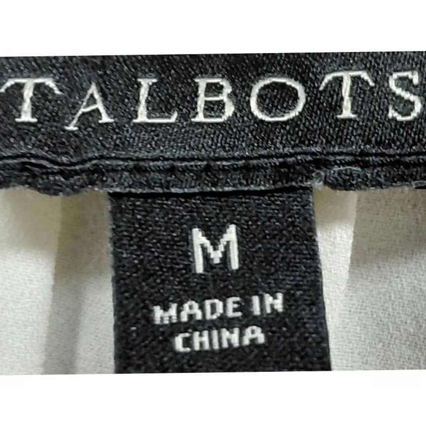Talbots TALBOTS Sleeveless White Blouse Solid V-Neck Women M Shirt Blouse Sleeveless White Button V-Neck Casual Business Summer Spring Womens Size M Size M / US 6-8 / IT 42-44 - 3 Thumbnail