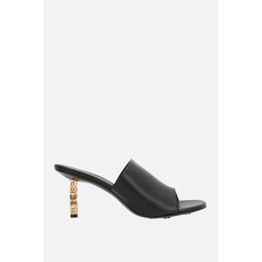 Givenchy GIVENCHY G Cube Black Leather Sandals New & Authentic (Women Size US 8.5 / IT 38.5 - 1 Thumbnail