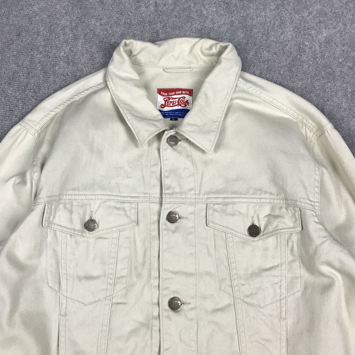 Pepsi × Vintage VINTAGE PEPSI COLA BUTTON JACKET Size US L / EU 52-54 / 3 - 2 Thumbnail