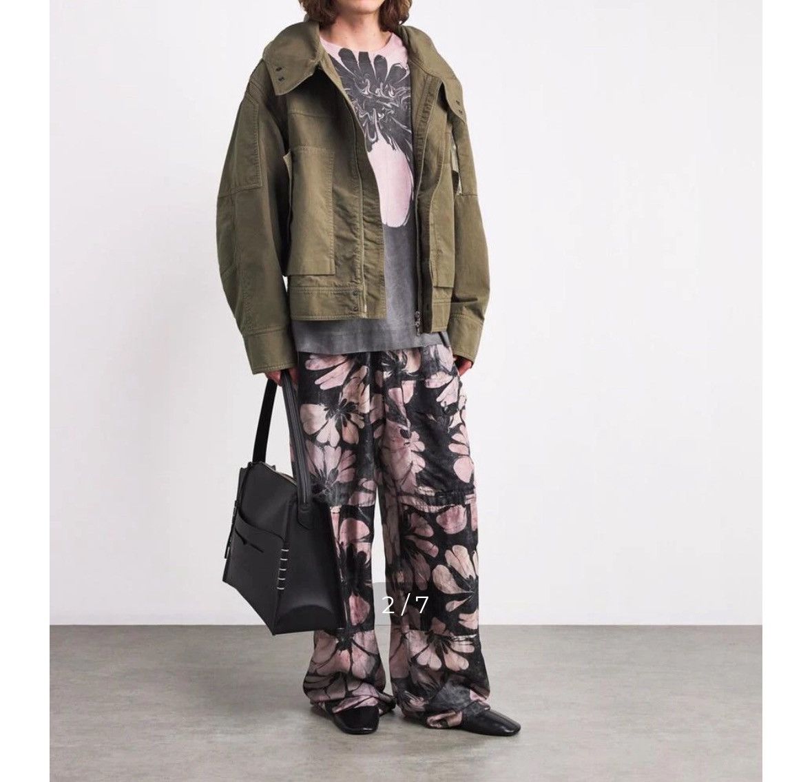 Dries Van Noten NWT SS25 Varsen Jacket in Dust size XL Size US XL / EU 56 / 4 - 20 Thumbnail