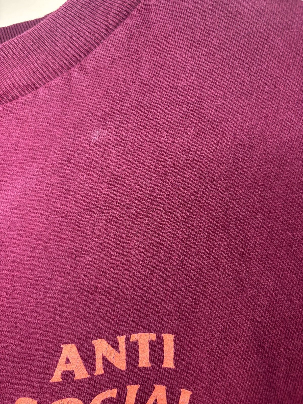 Anti Social Social Club Anti Social Social Club Maroon T-Shirt Size US M / EU 48-50 / 2 - 3 Thumbnail