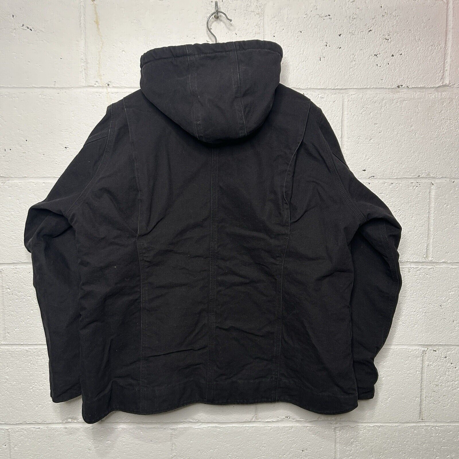 Carhartt Carhartt Sherpa-Lined Hooded Detroit Jacket “Black” Size XL / US 12-14 / IT 48-50 - 2 Thumbnail