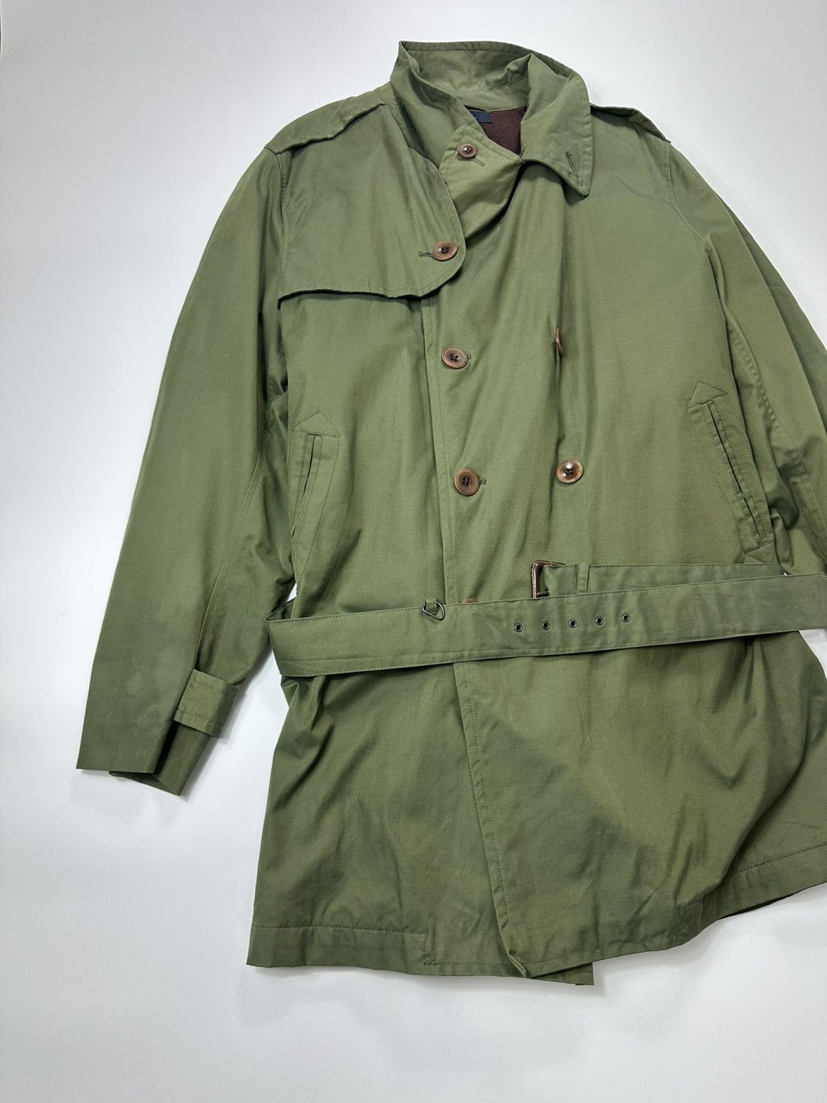 Paul Smith Paul Smith Trench Coat Men's Tokyo London Green Size US L / EU 52-54 / 3 - 4 Thumbnail