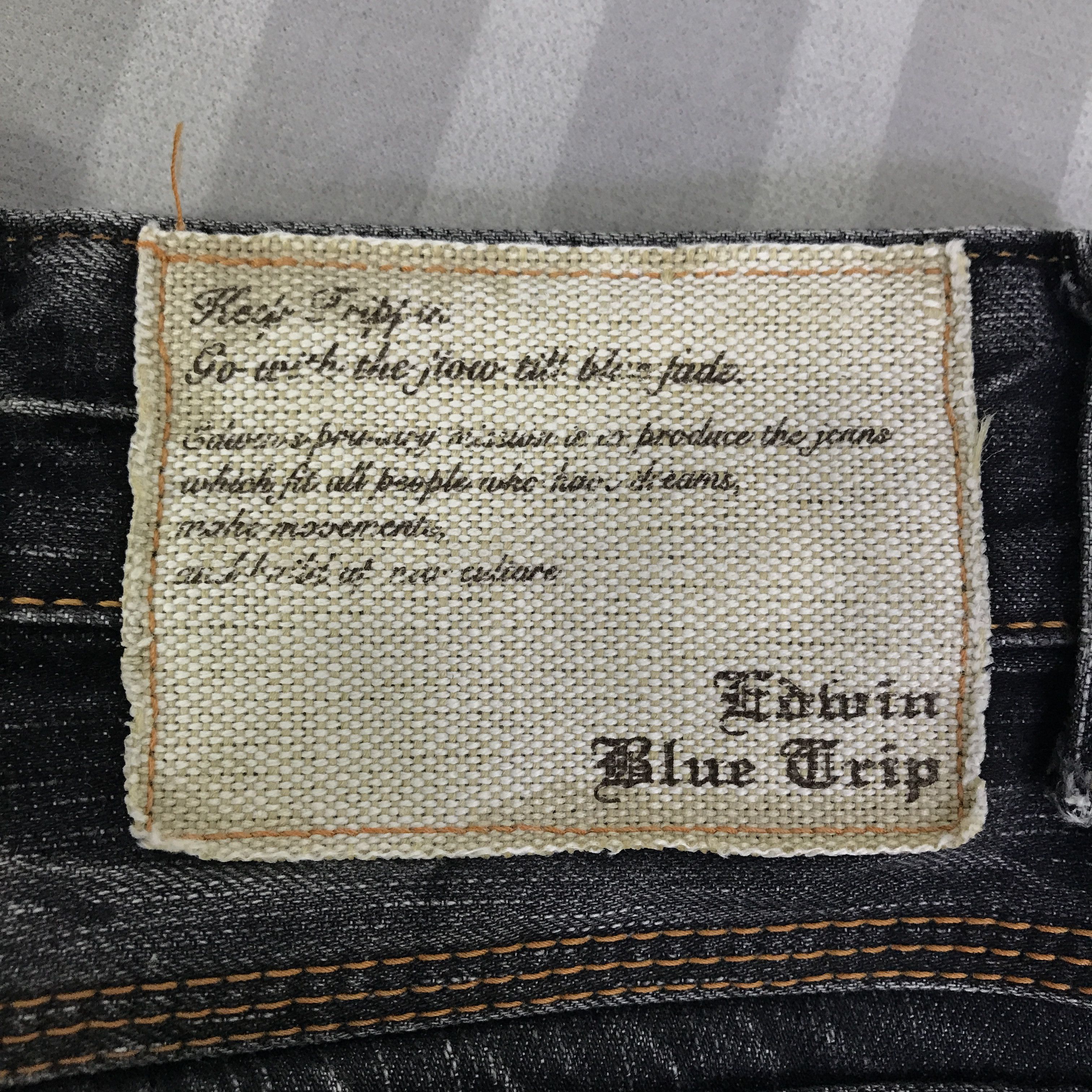 Edwin Vintage Edwin Black Faded Jeans pants K74B19 Size US 28 / EU 44 - 14 Thumbnail