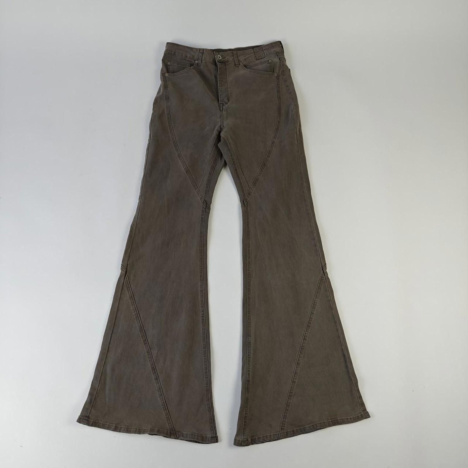 Other Japanese Grey Wide Leg Seam Flare Jeans Size US 32 / EU 48 - 1 Thumbnail
