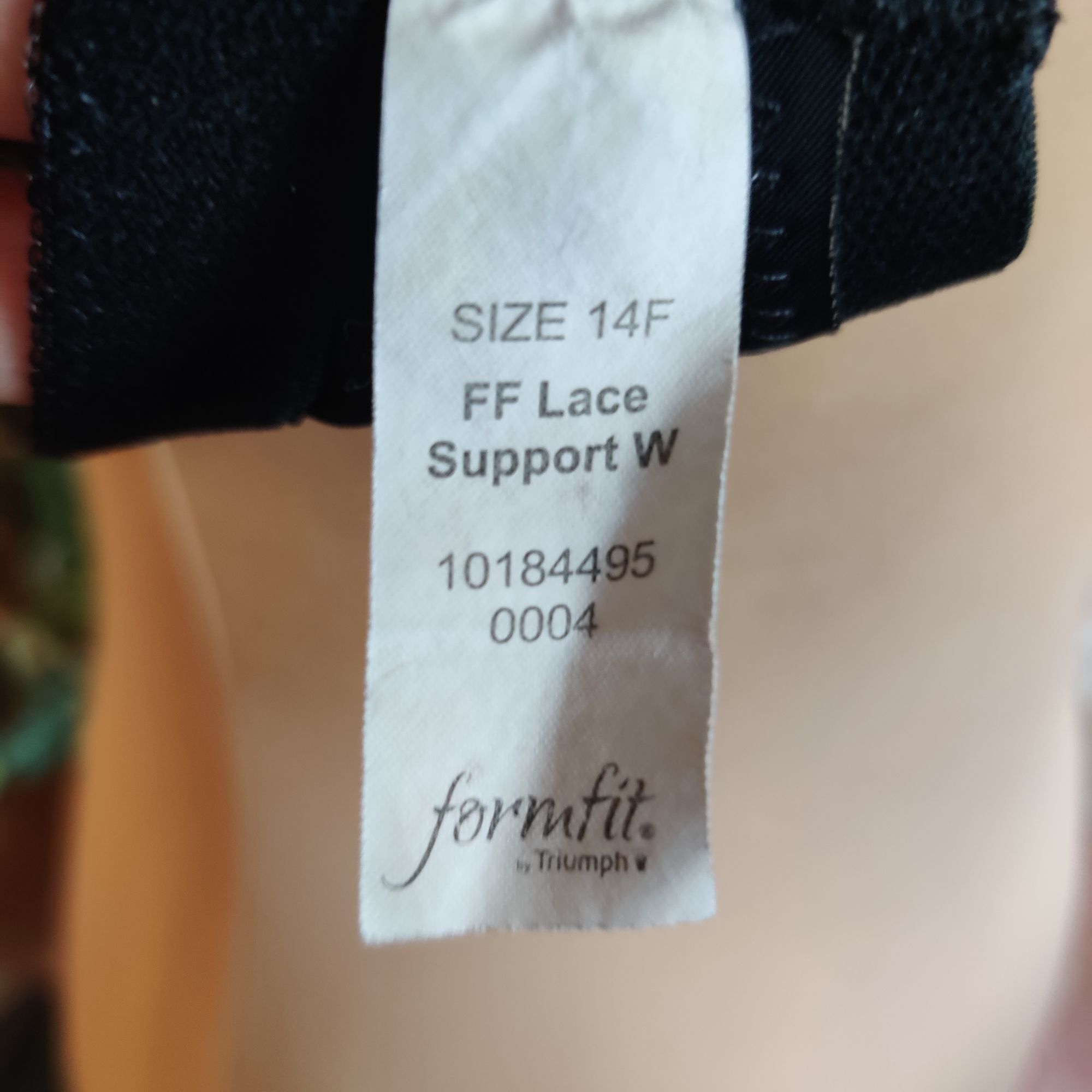 Other Triumph Formfit Womens Bra Full Figure Support Black Lace Si Size ONE SIZE - 5 Thumbnail
