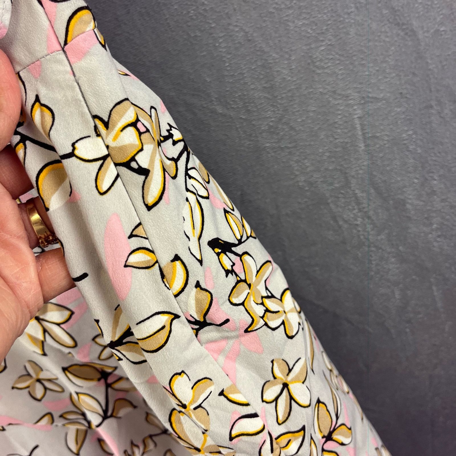 Banana Republic Banana Republic Petite 2P Dress Y2K Ruffle Abstract Floral Size XS / US 0-2 / IT 36-38 - 10 Thumbnail