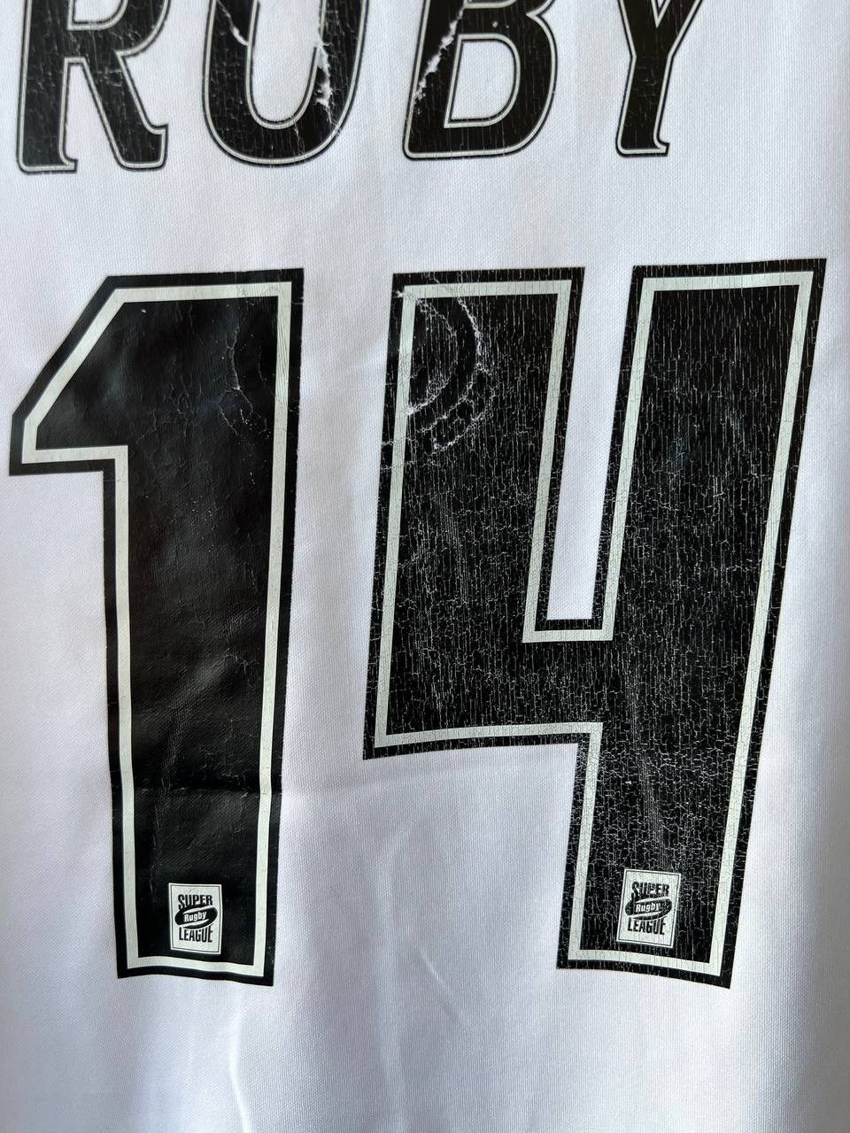 Puma 2009 ST.HELENS #14 ROBY MATCH WORN RIGBY SHIRT JERSEY SZ M Size US M / EU 48-50 / 2 - 13 Thumbnail