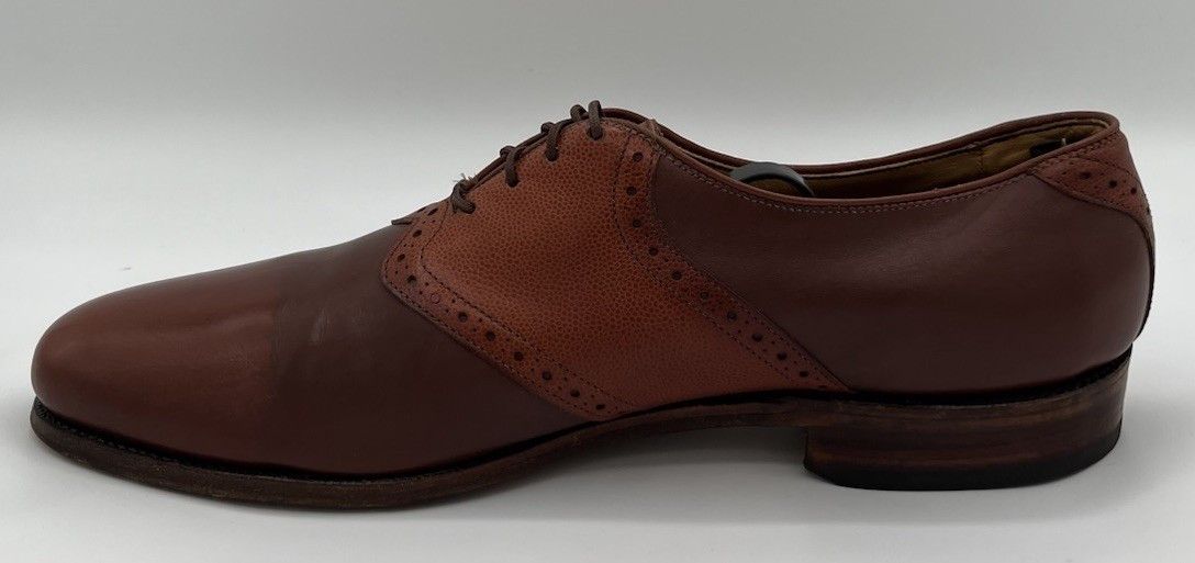 Allen Edmonds Allen Edmonds MONTE CARLO Size 9AA Brown Leather & Snakeskin Size US 9 / EU 42 - 7 Thumbnail