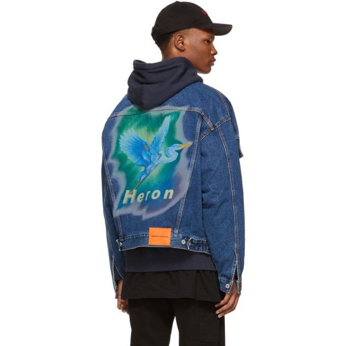 Heron Preston Heron Preston Denim Airbrush Heron Jacket Printed size S Size US S / EU 44-46 / 1 - 4 Thumbnail