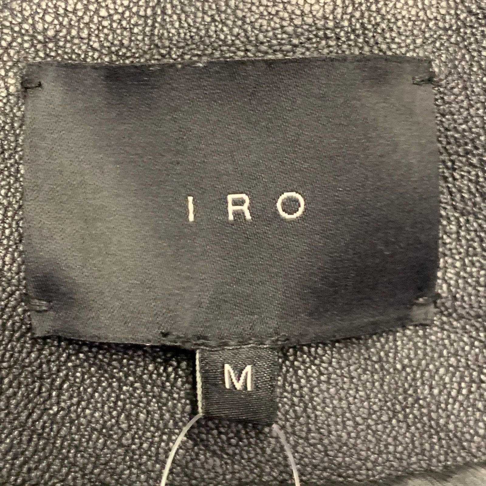 Iro IRO Size M Hydo Black Leather Moto Racer Zip Up Jacket Size US M / EU 48-50 / 2 - 5 Thumbnail