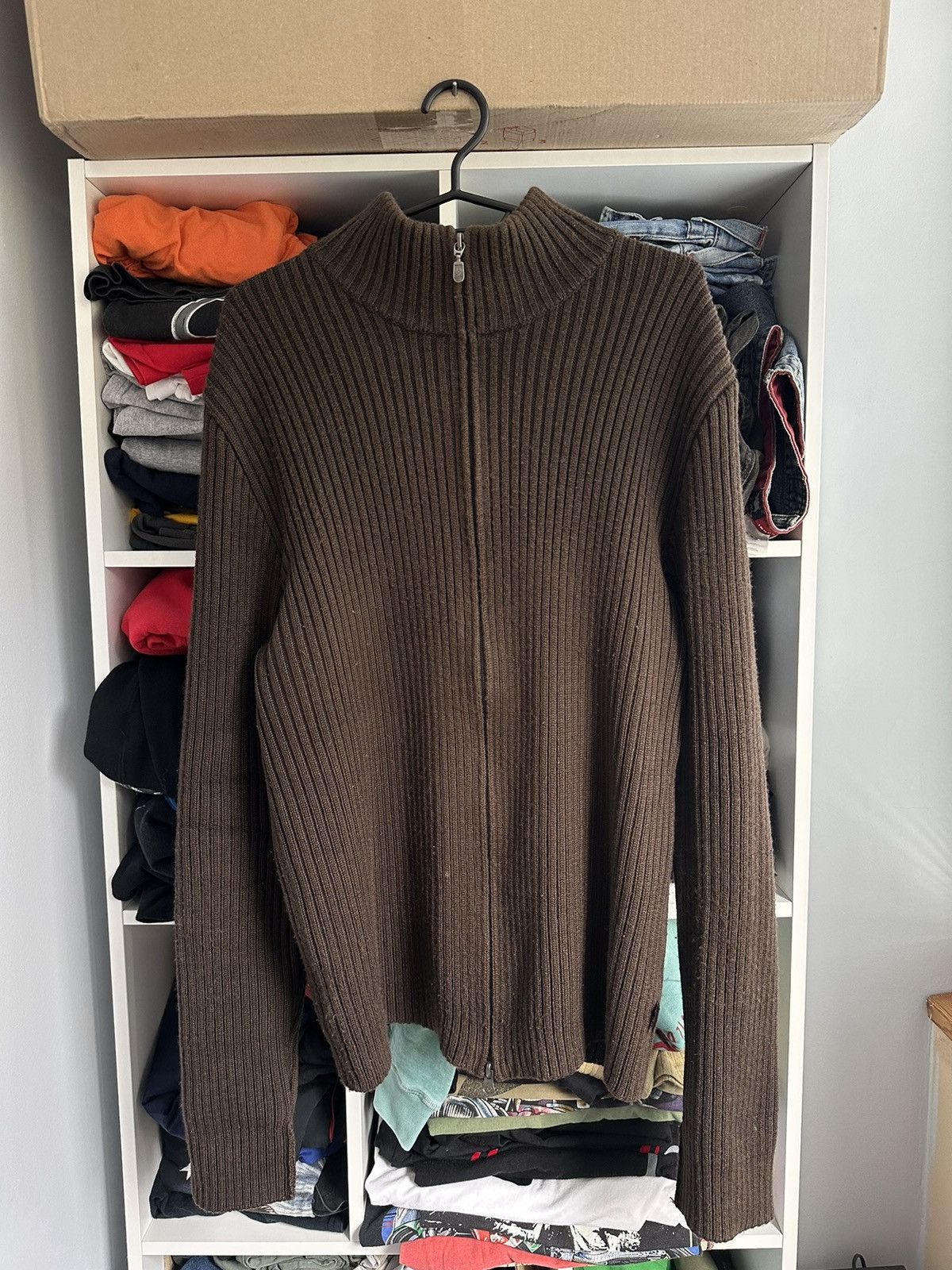 Belstaff 🔥VINTAGE BELSTAFF KNITTED ZIP SWEATER 85 ANNIVERSARY🔥 Size US XL / EU 56 / 4 - 1 Thumbnail