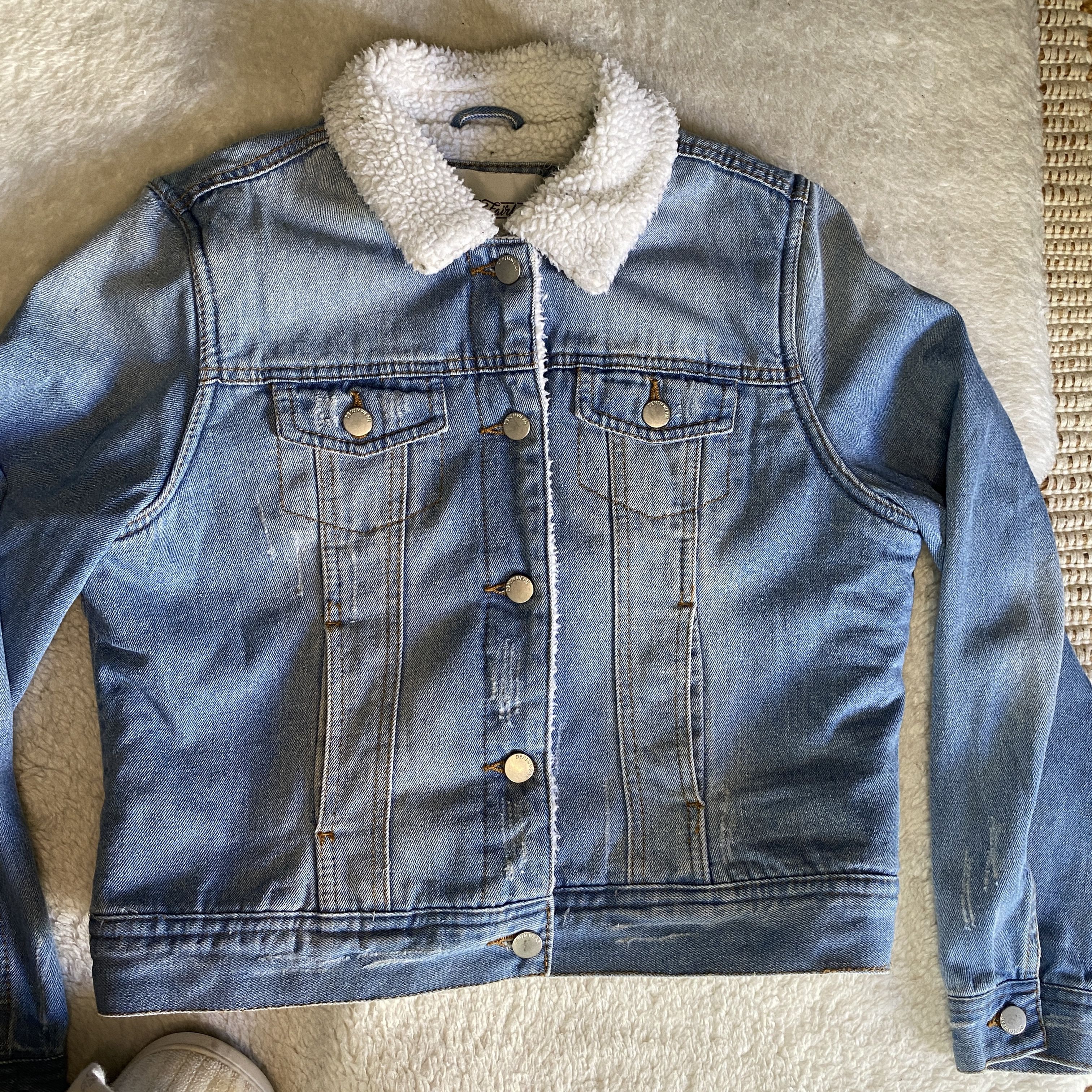 Other Reserve Fairfax Sherpa Lined Denim Jacket - Size Medium Size M / US 6-8 / IT 42-44 - 6 Thumbnail
