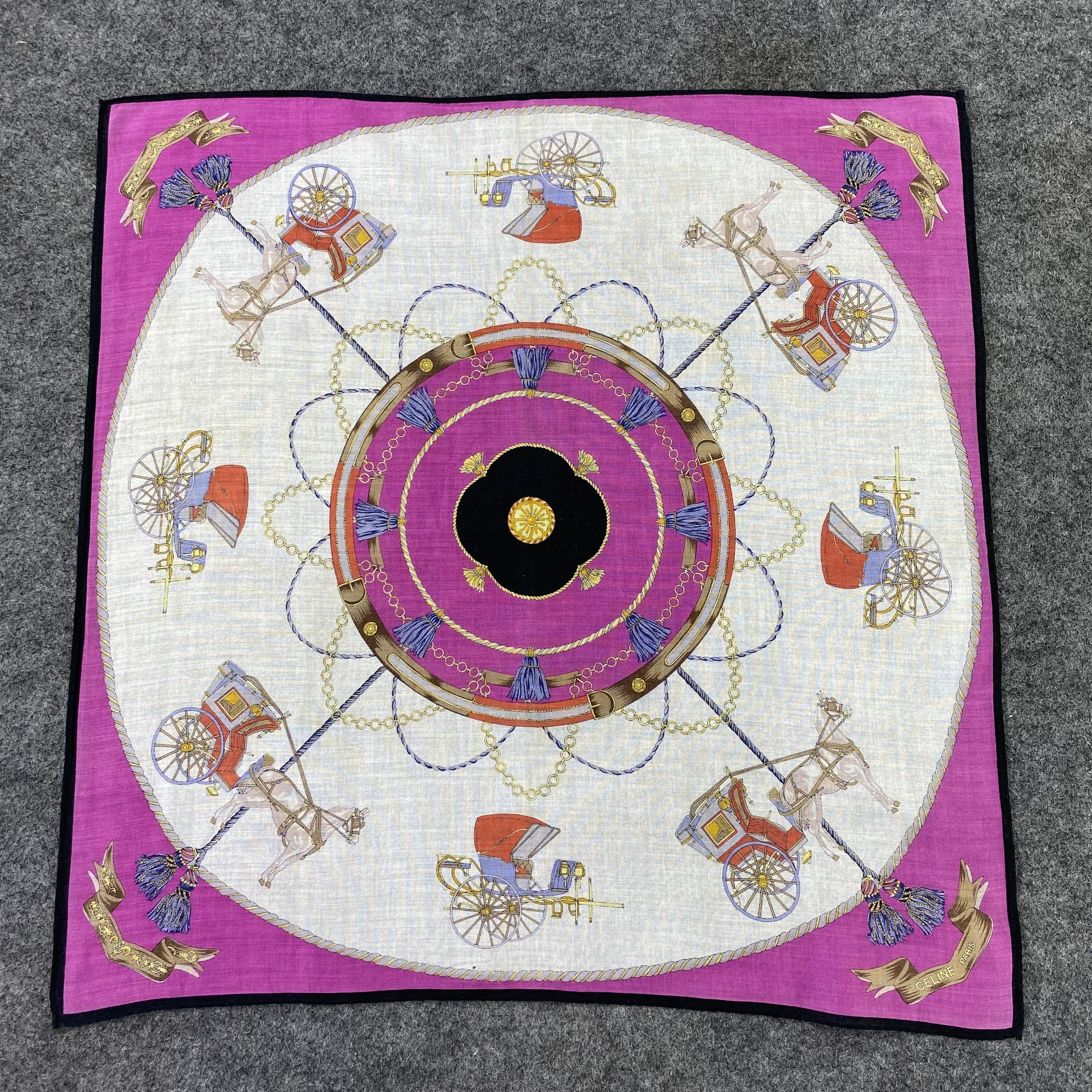 Celine Celine Hanadkerchief / Bandana / Neckerchief-B739 Size ONE SIZE - 3 Thumbnail
