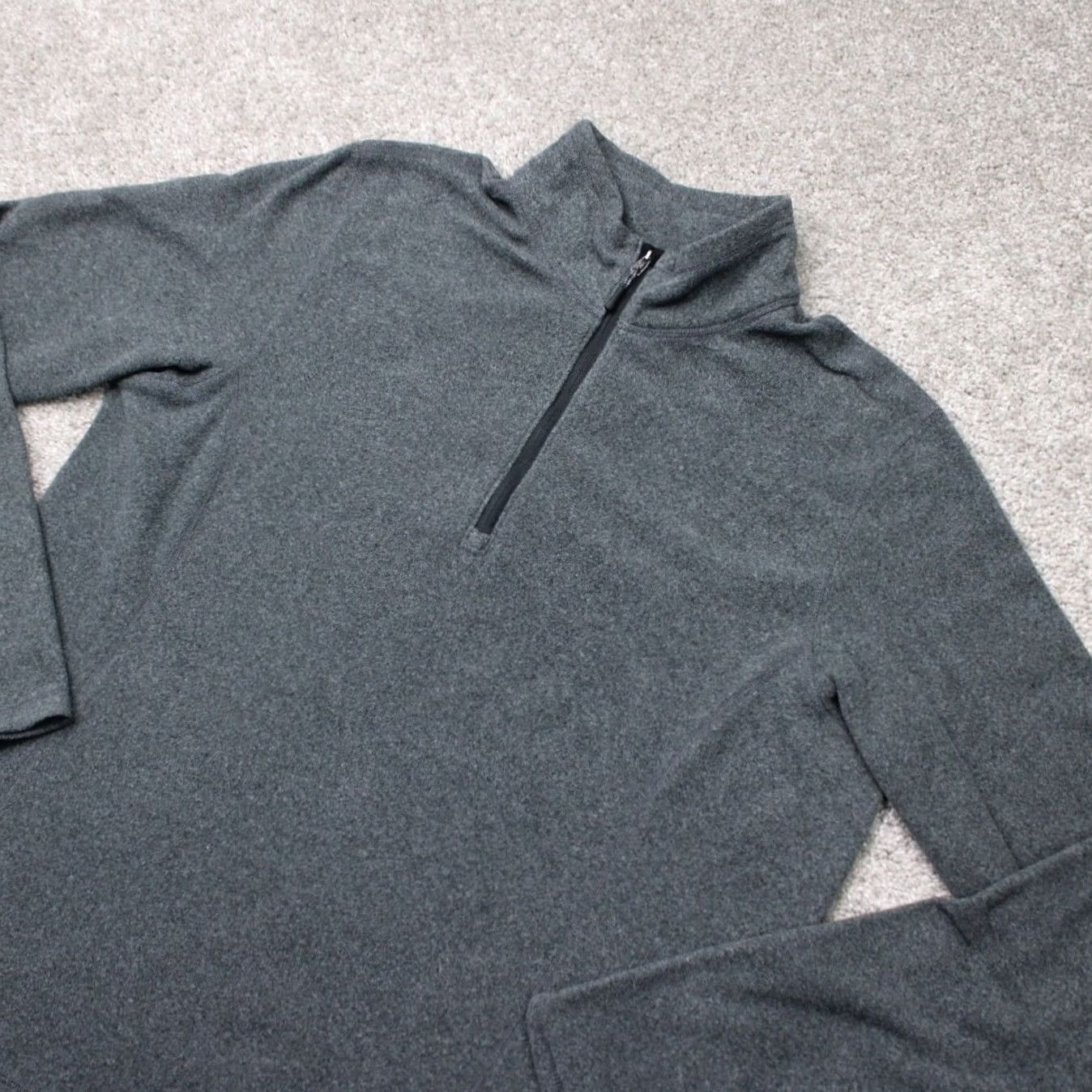Vintage REI Co-op Sweatshirt Womens XL Gray 1/4 Zip Fleece Pullover Outdoor L/S Sweater Size XL / US 12-14 / IT 48-50 - 2 Thumbnail