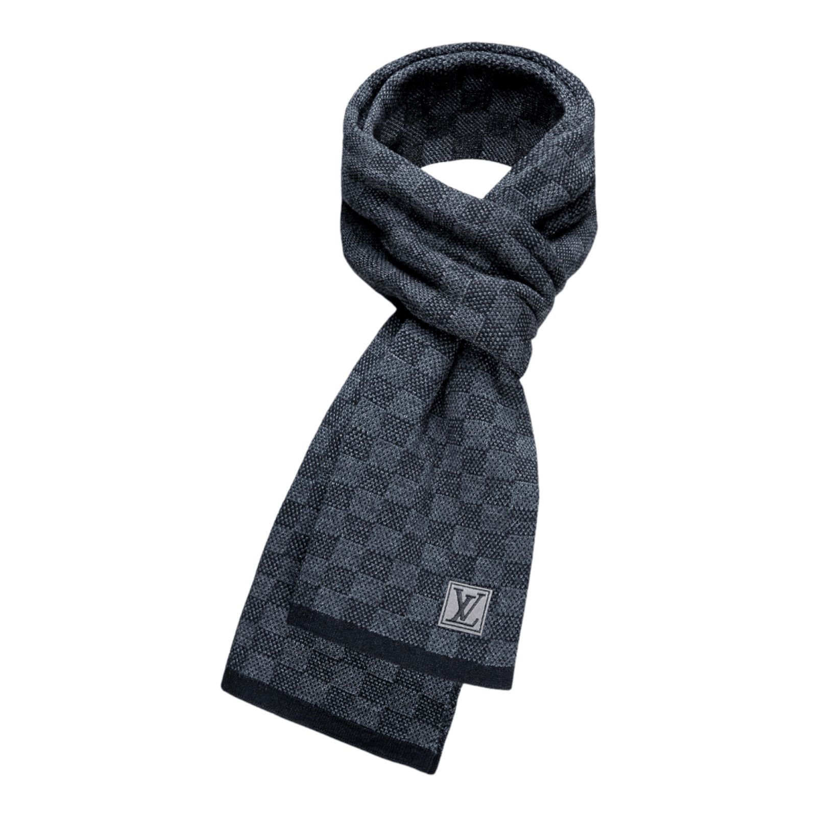 image of Louis Vuitton Petit Damier Scarf Nm, Men's