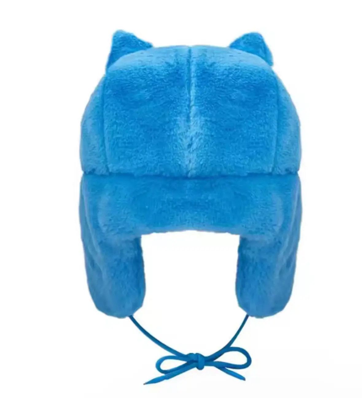 Japanese Brand Vintage Pete The Cat Blue Ushanka Autumn Winter Warm Hat Size ONE SIZE - 2 Thumbnail