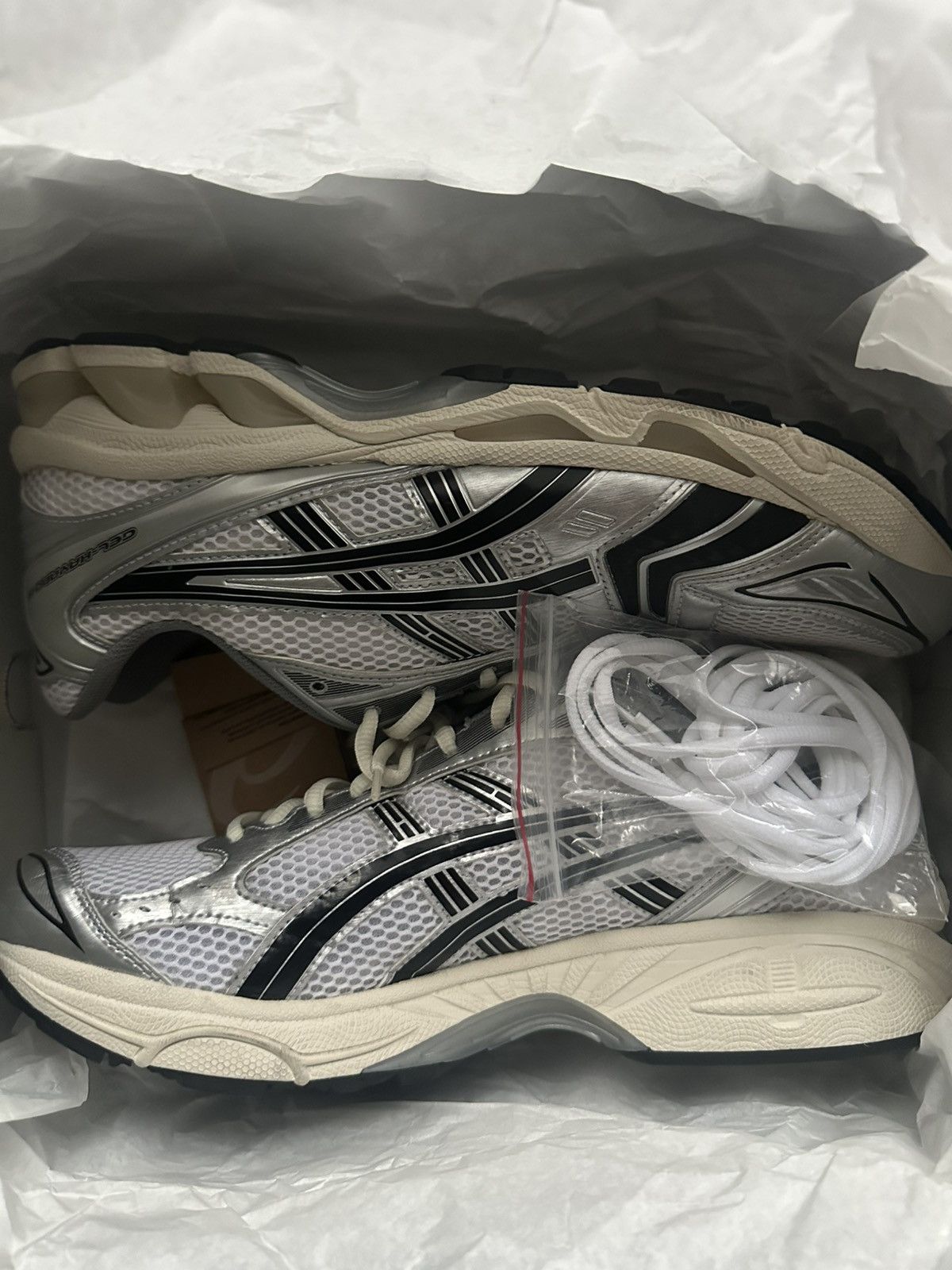 Asics × JJJJound ASICS x JJJJOUND Gel Kayano 14 ‘Silver Black’ Size US 12 / EU 45 - 7 Thumbnail