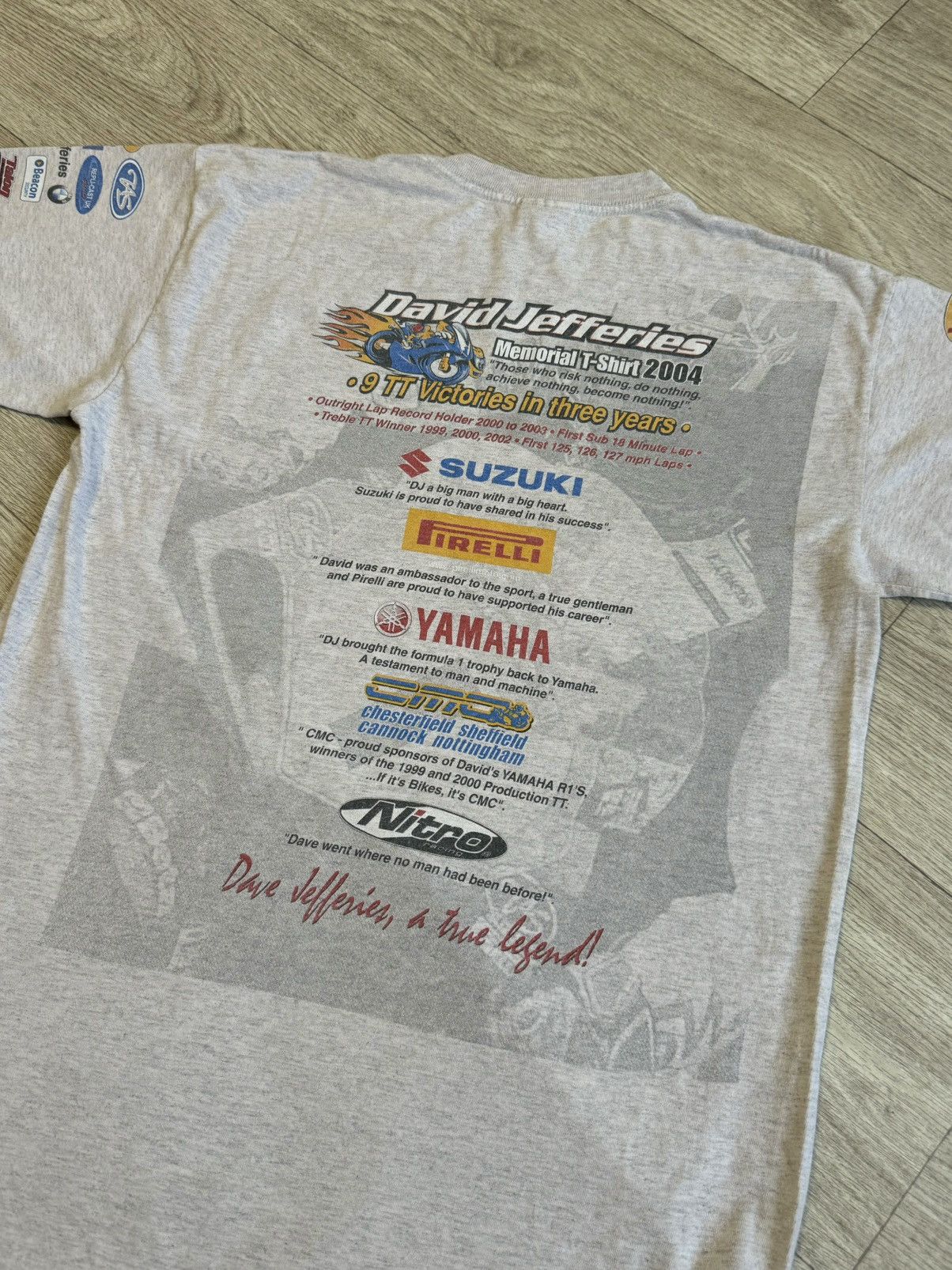 Vintage 🔷Vintage David Jefferies 2004 T-shirt🔷 Size US M / EU 48-50 / 2 - 6 Thumbnail