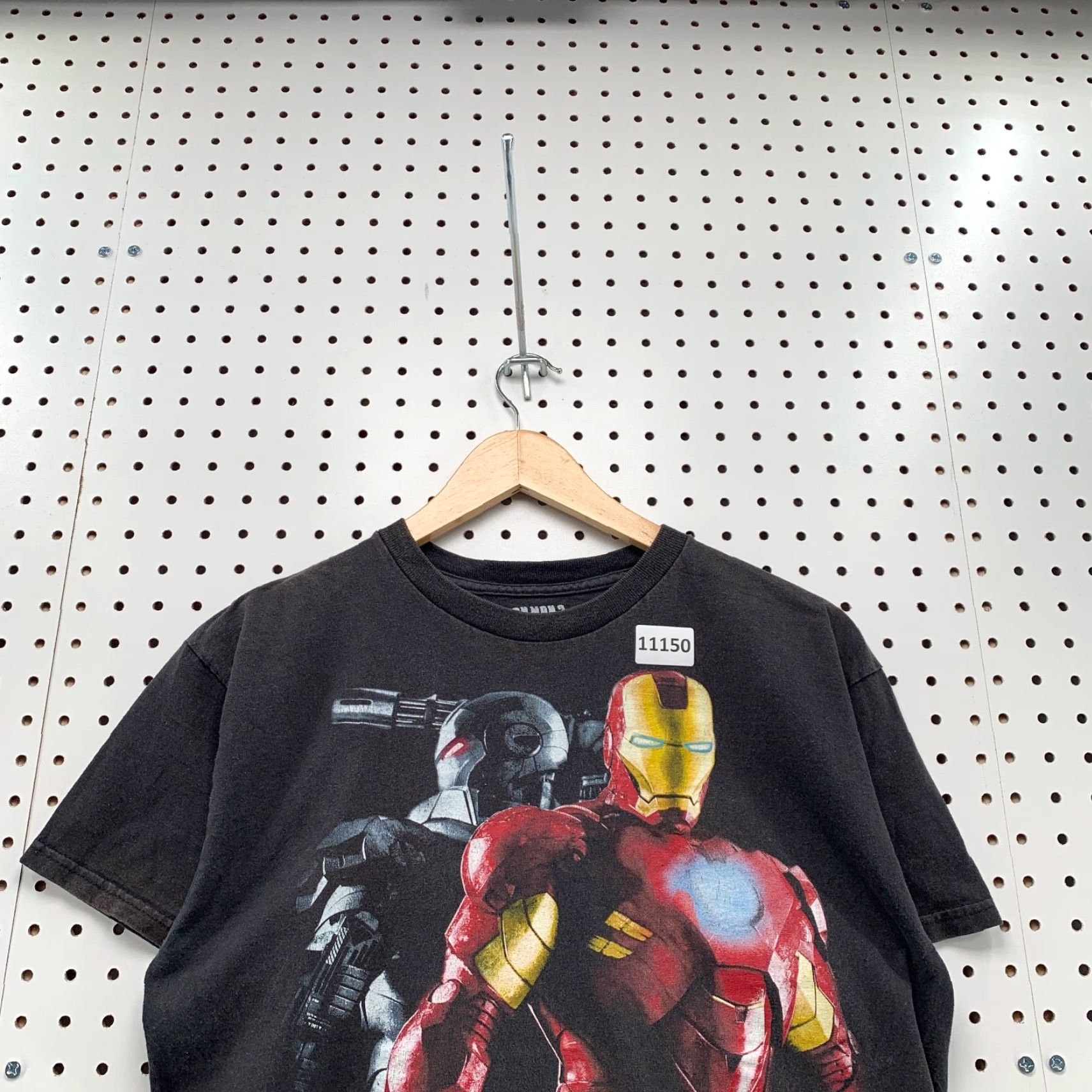Vintage VINTAGE Marvel Iron Man 2 Shirt Adult Small Black Crew Neck Tee - Men's Marvel Comics Tee 100% Cotton Small Size US S / EU 44-46 / 1 - 2 Thumbnail