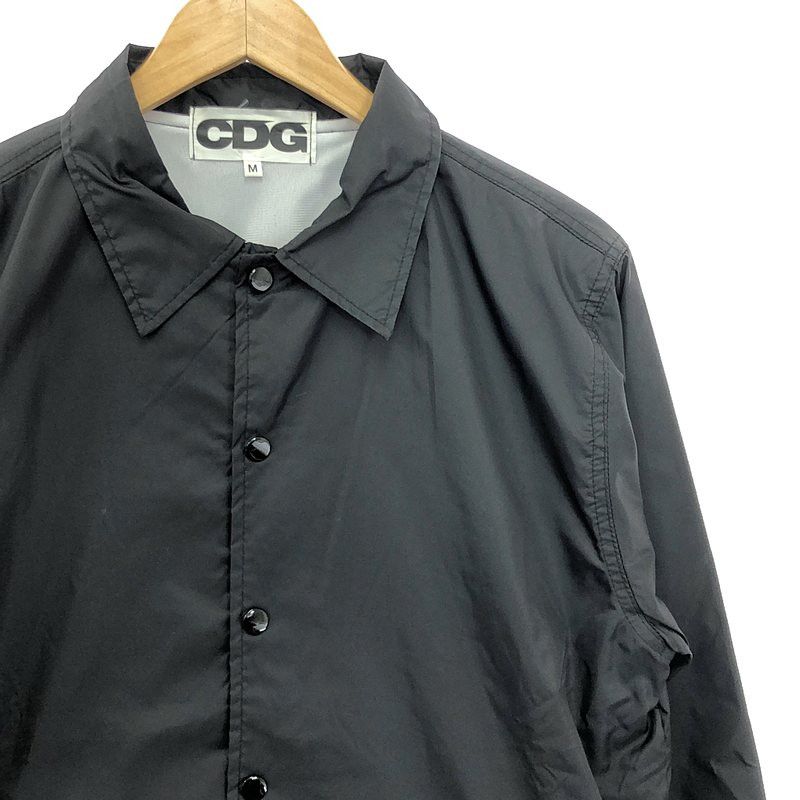 Comme des Garcons Coach Jacket Back Print Button Up Inseam Pocket Black Size US M / EU 48-50 / 2 - 3 Thumbnail
