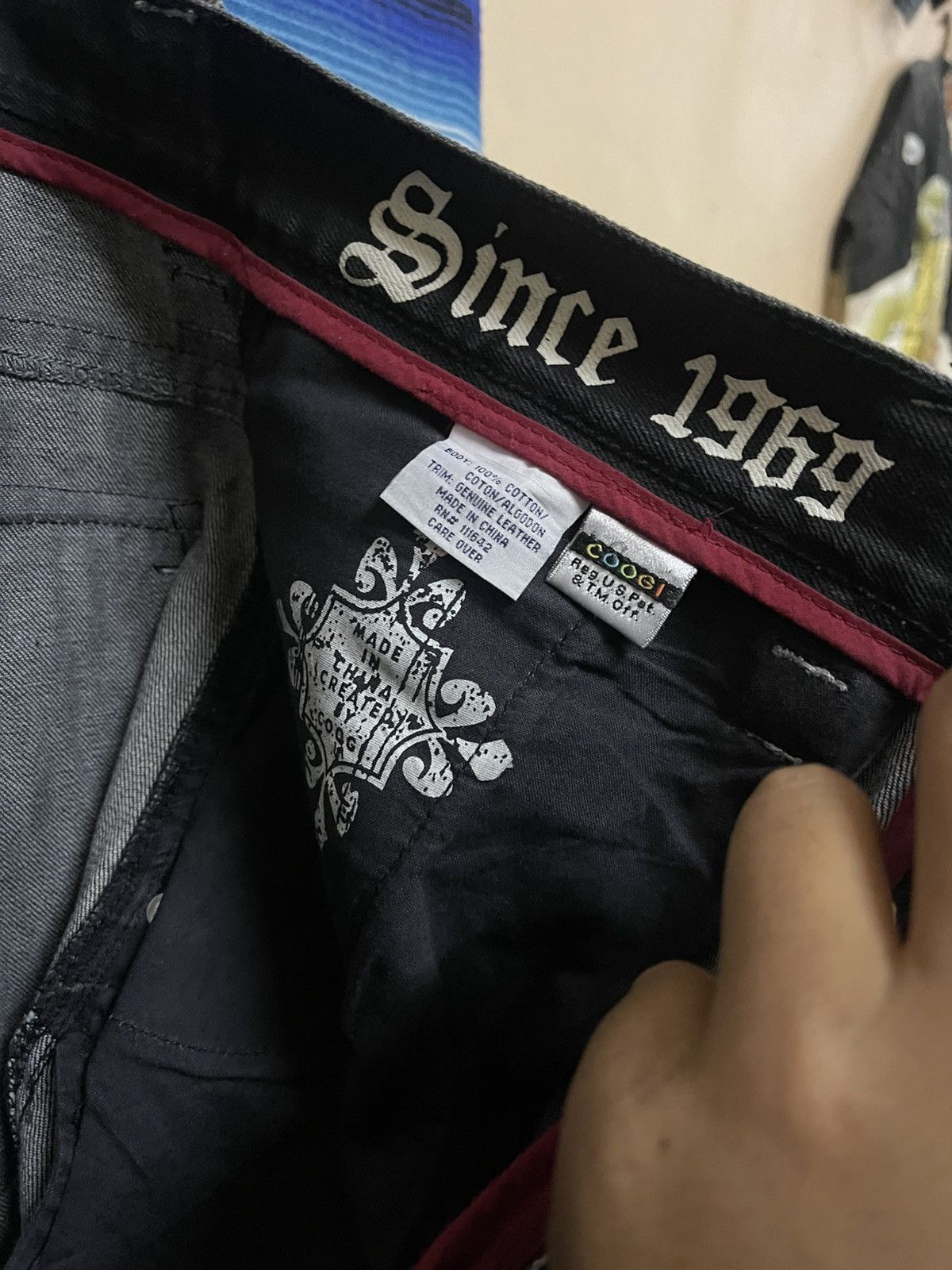 Vintage OFFER🔥Vintage Y2K GOOGI Black Jeans Hip Hop wear Size US 36 / EU 52 - 16 Thumbnail