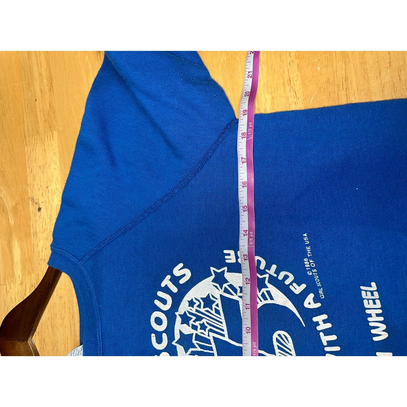 Vintage Vintage Girl Scouts Sweatshirt 75 Tradition Wagon Wheel 80s Size US S / EU 44-46 / 1 - 8 Thumbnail