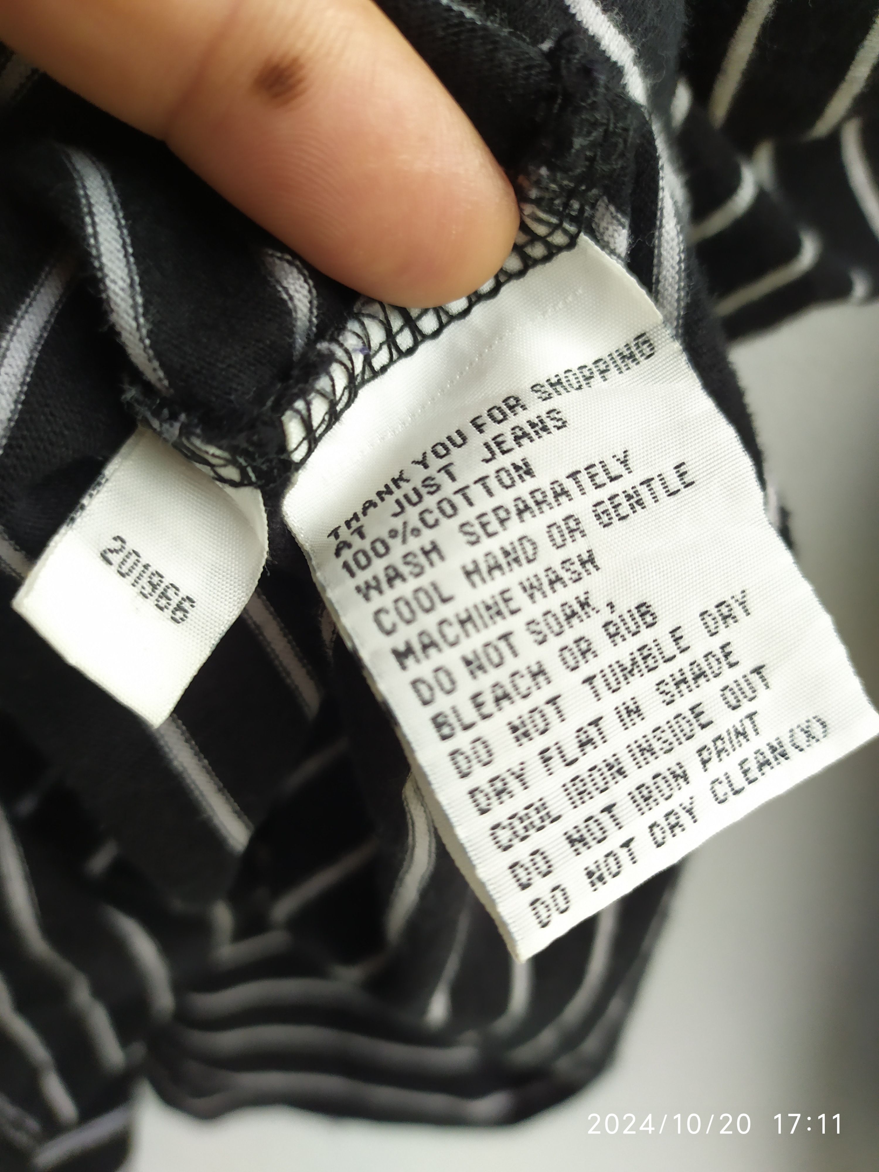 If Six Was Nine × Japanese Brand × Le Grande Bleu (L.G.B.) Japanese Just Jeans Stripe Long Slevee Size US M / EU 48-50 / 2 - 4 Thumbnail
