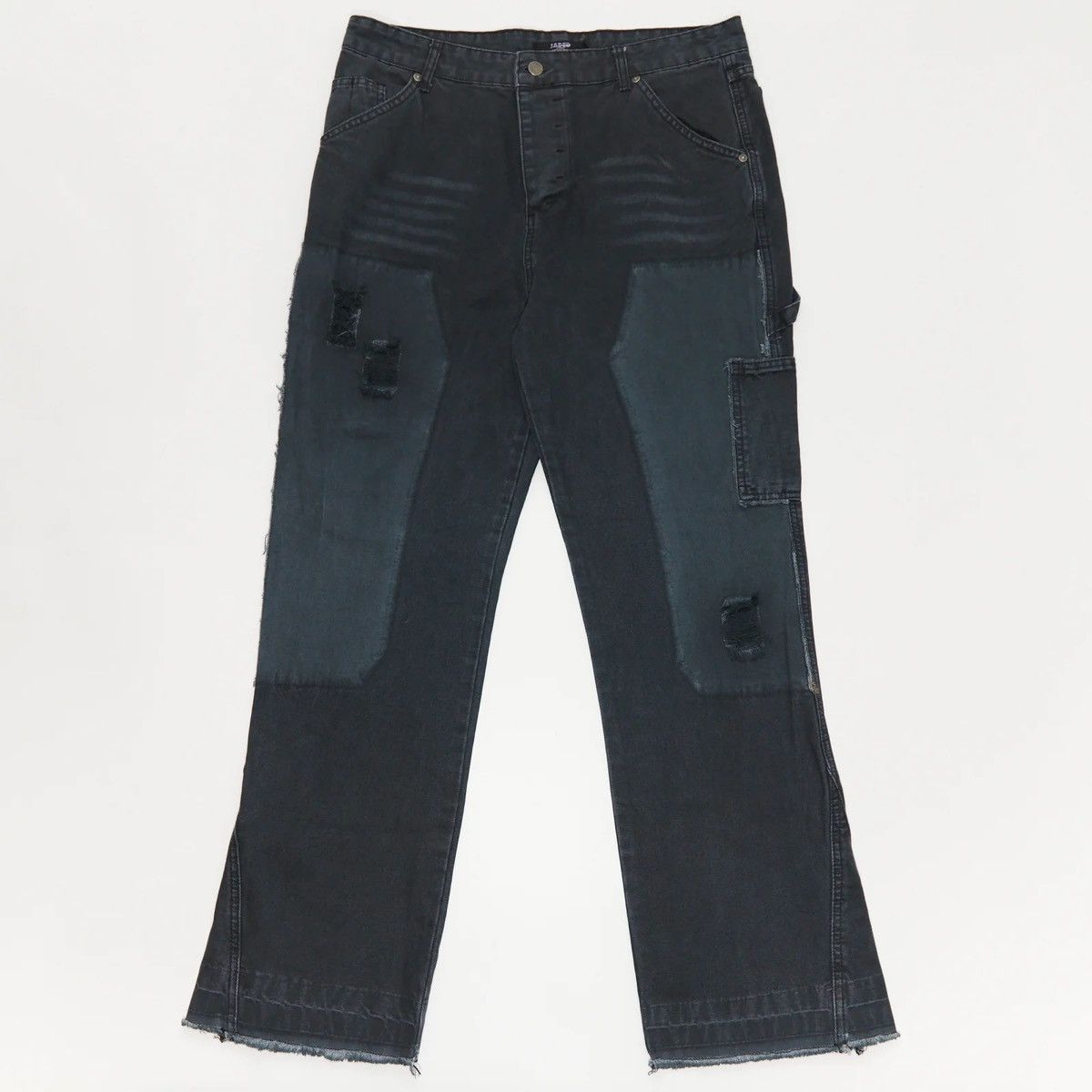 Jaded London JADED VINTAGE BLACK RODEO FLARED CARPENTERS Size US 36 / EU 52 - 1 Thumbnail
