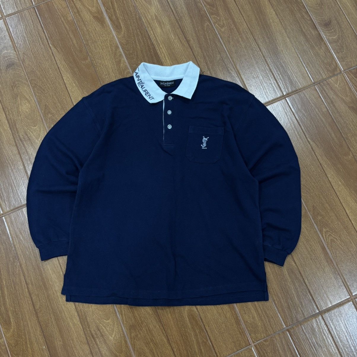 Vintage YSL Polo long sleeve Shirt