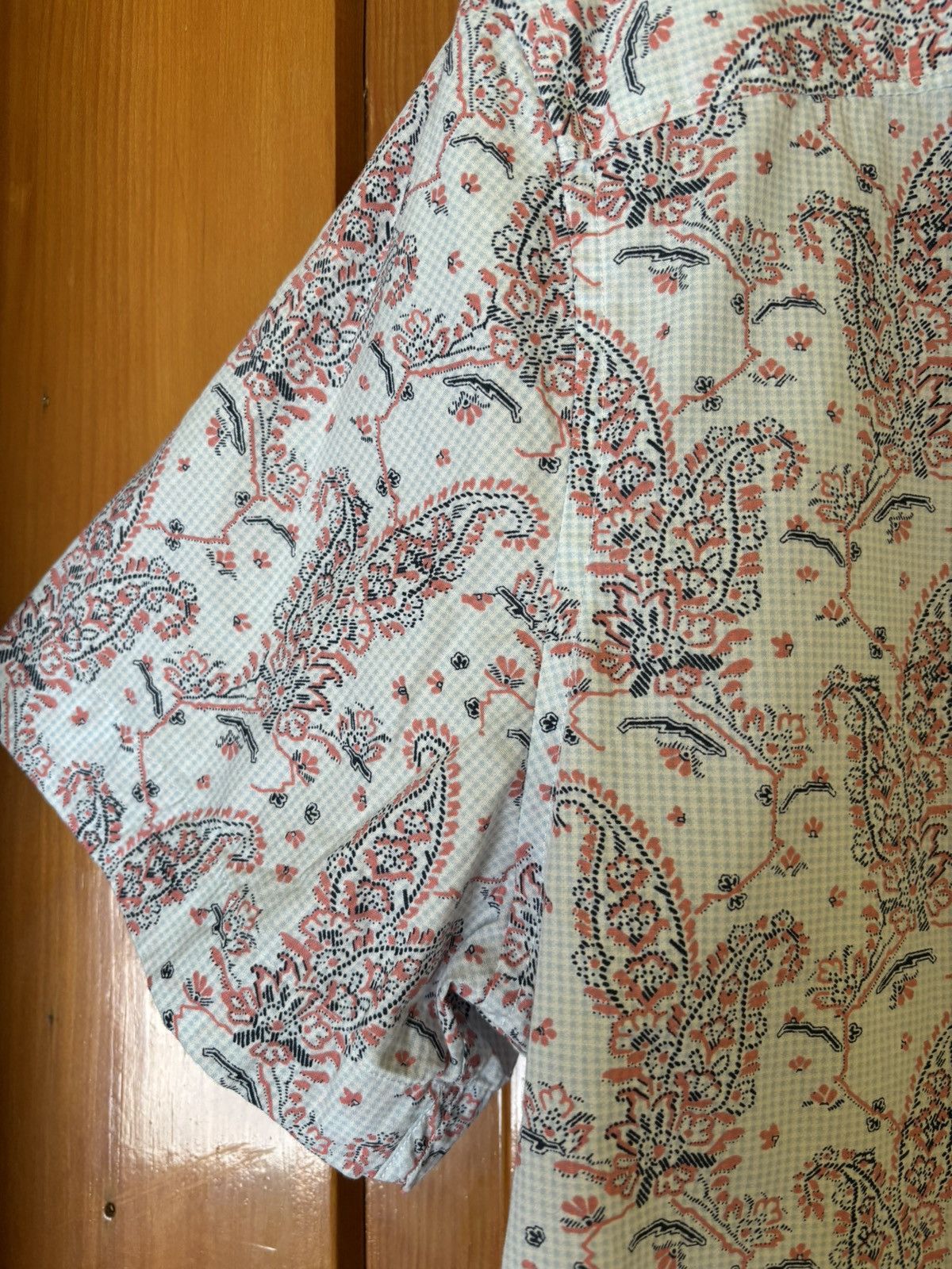 Perry Ellis Perry Ellis Paisley Short sleeve men’s button down Size US L / EU 52-54 / 3 - 5 Thumbnail