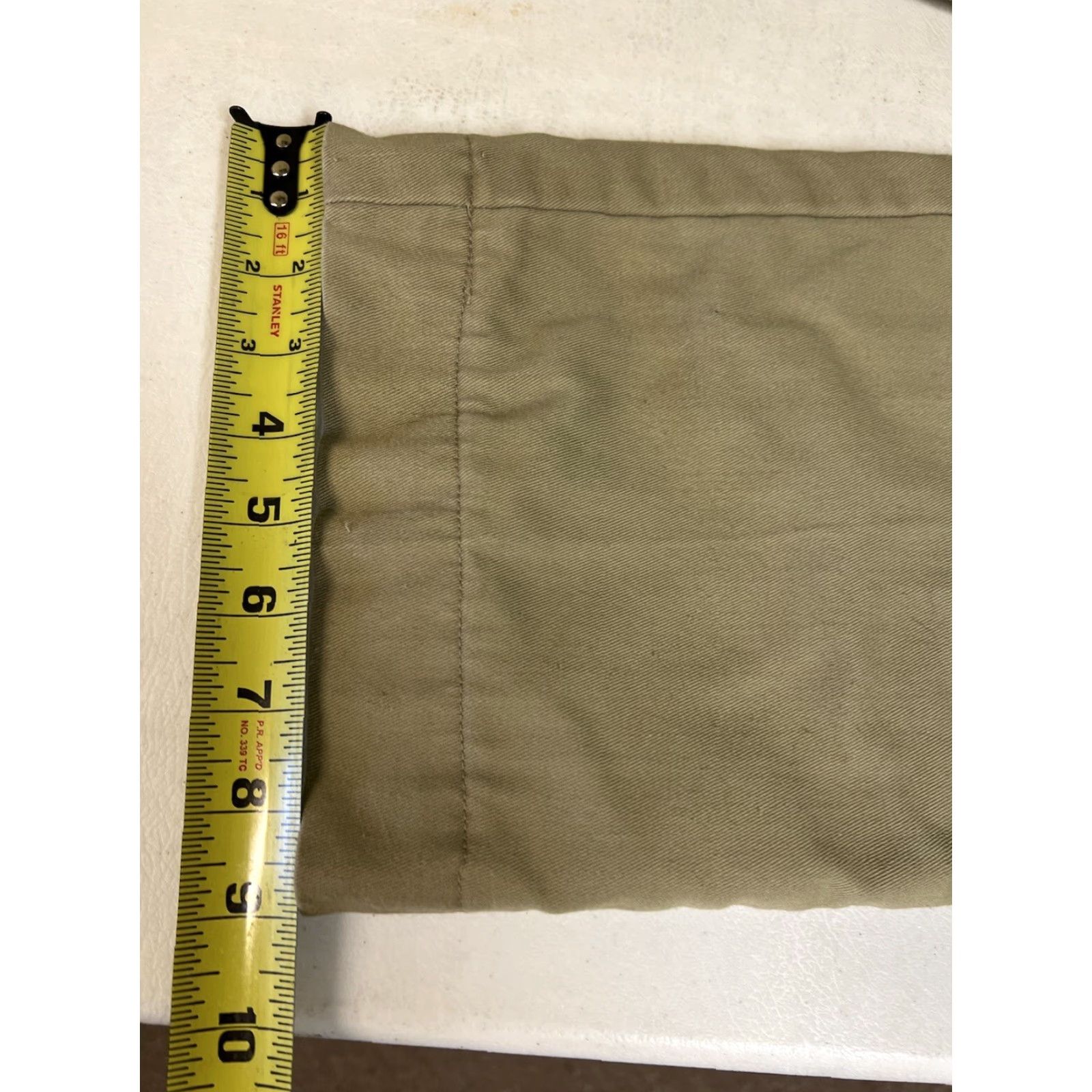 Vintage VINTAGE L.L.Bean Pants Chino Lined Flannel Brown Mens 34x30 Regular 30 Inseam Straight Logo Pockets Outdoor Soiled As Is Size US 34 / EU 50 - 7 Thumbnail