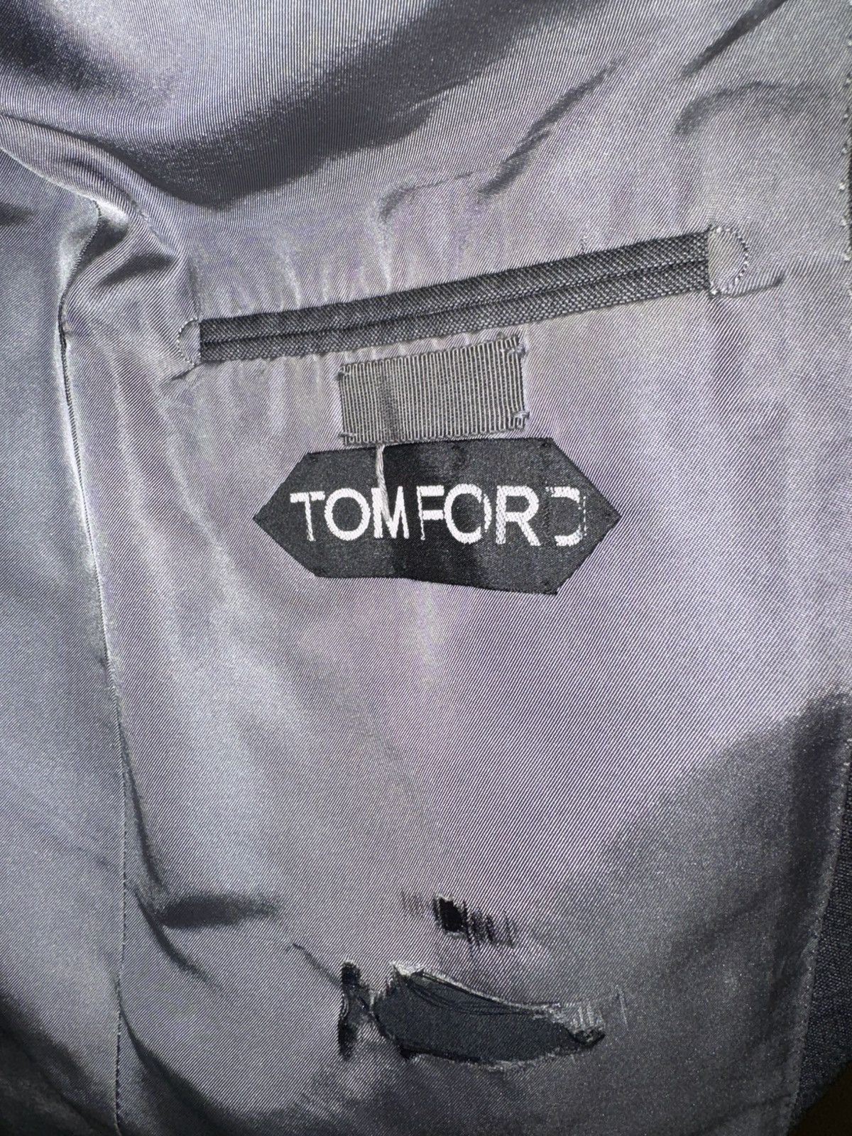 Tom Ford TOM FORD SUIT JACKET GREY Size 42R - 4 Thumbnail