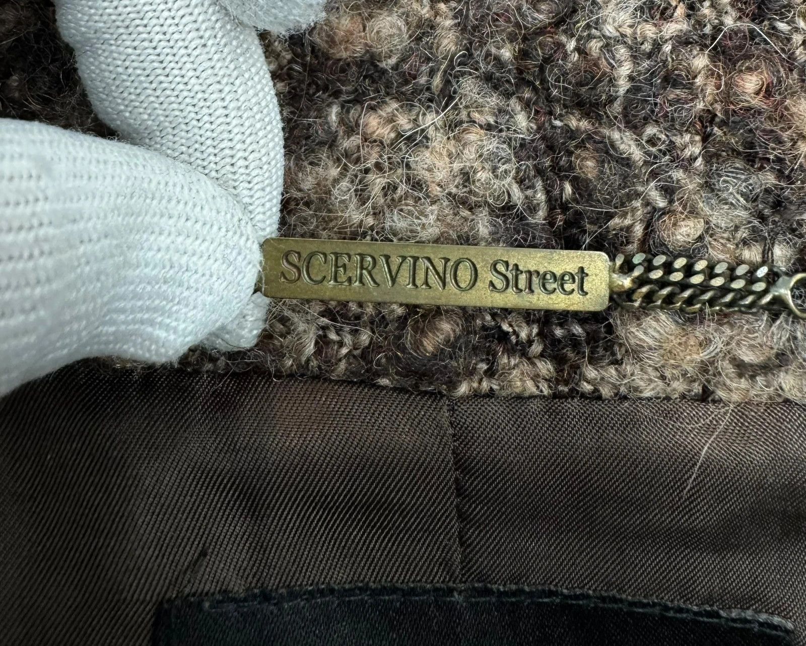 Ermanno Scervino Scervino Street Wool Alpaca Tweed Jacket size I42 US8 Size M / US 6-8 / IT 42-44 - 16 Thumbnail