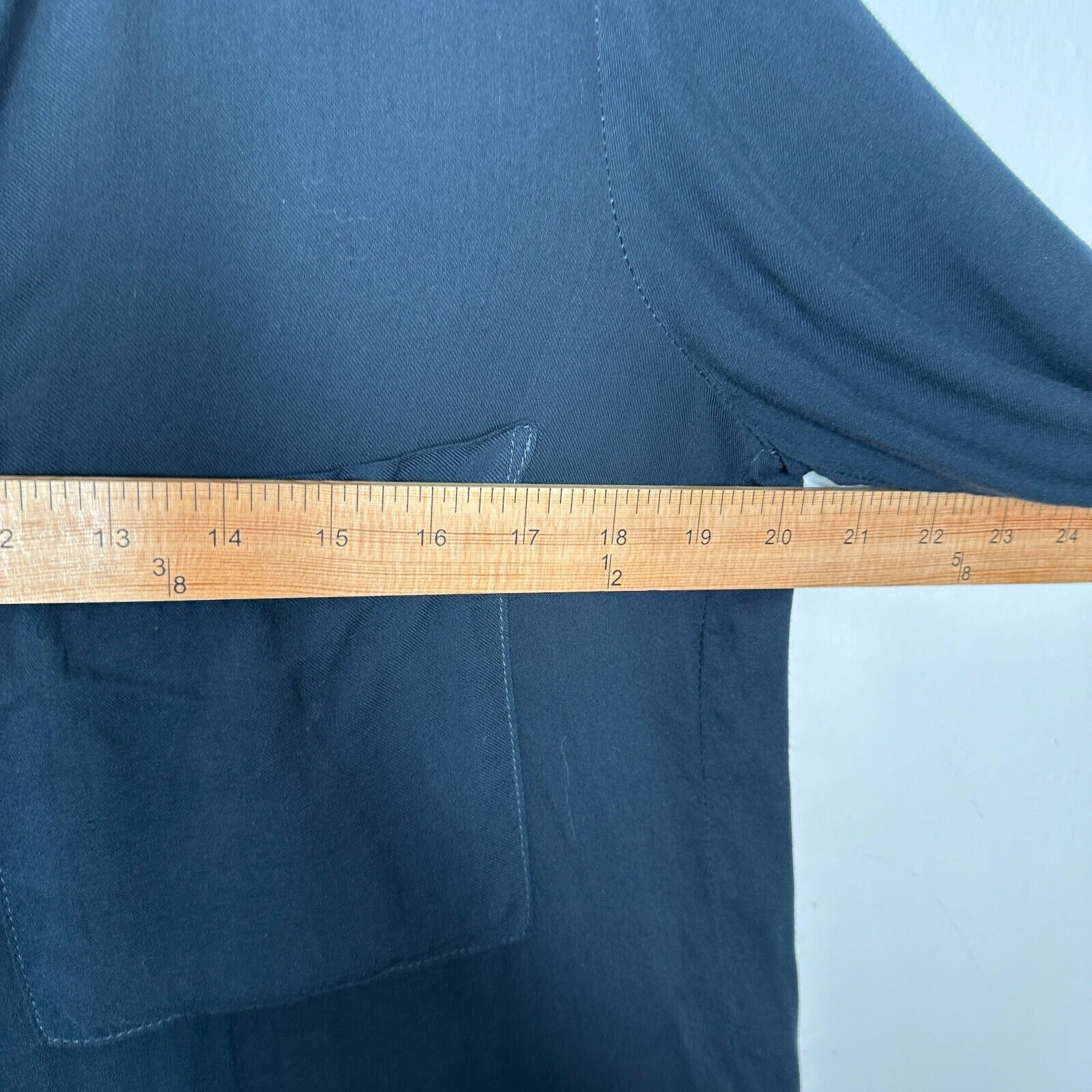 Other Cloth & Stone Black Henley Long Sleeve V-Neck Shirt Tail Top Size S / US 4 / IT 40 - 8 Thumbnail