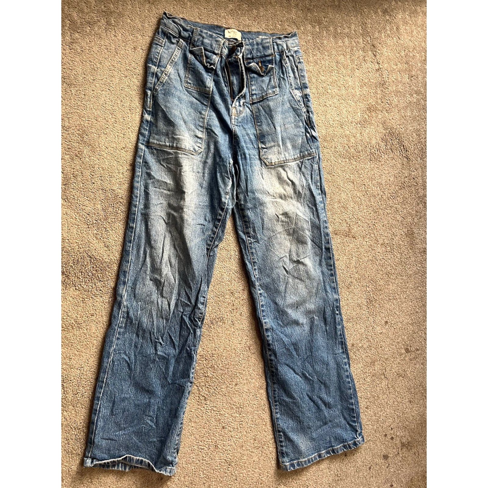 Vintage Kensie Jeans The Astrid Jeans Womens 2/26 High Rise Straight Vintage No Size 26" / US 2 / IT 38 - 2 Thumbnail
